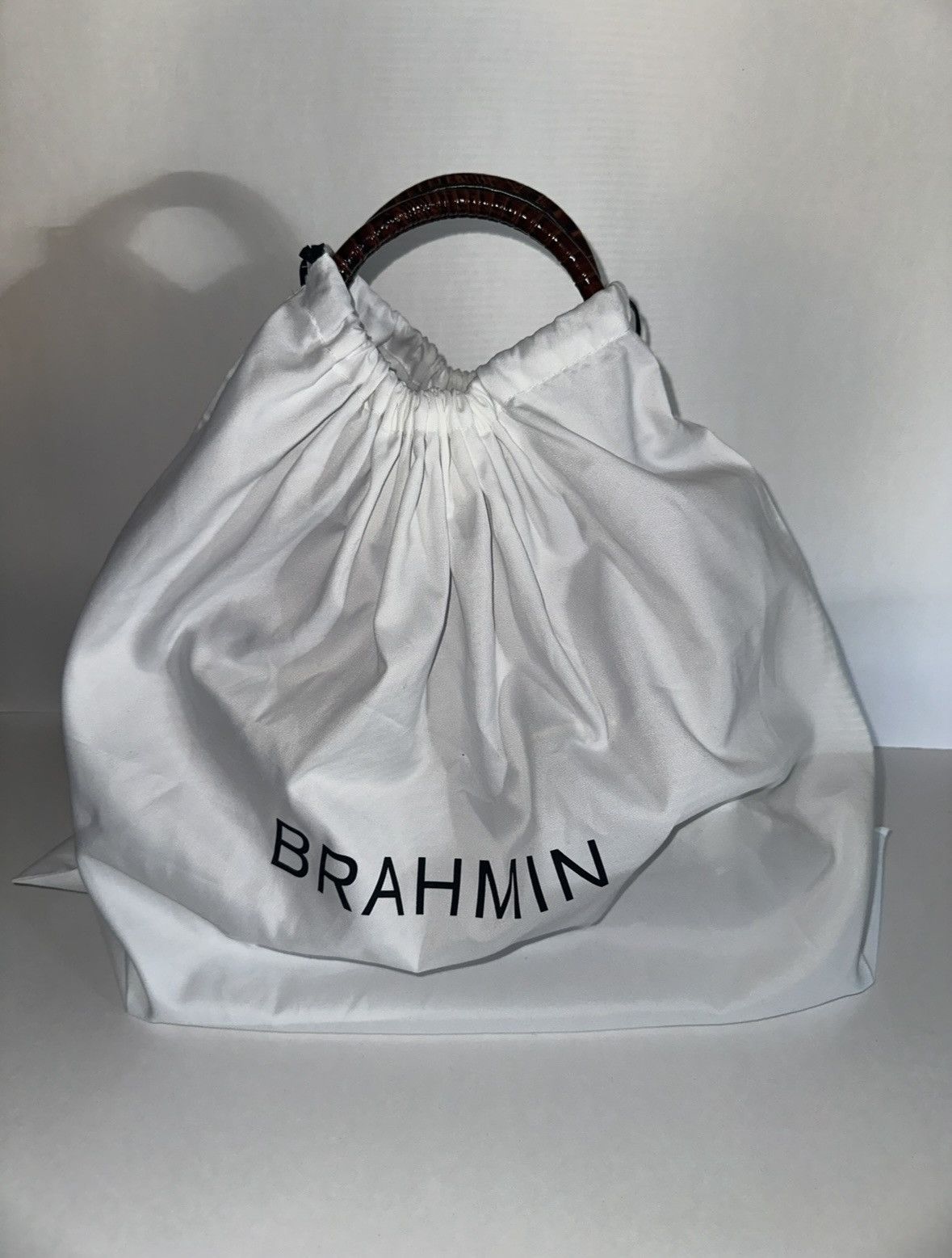 BRAHMIN BRAHMIN Small Caroline NEW Pecan Melbourne Genuine Leather Size ONE SIZE - 4 Thumbnail
