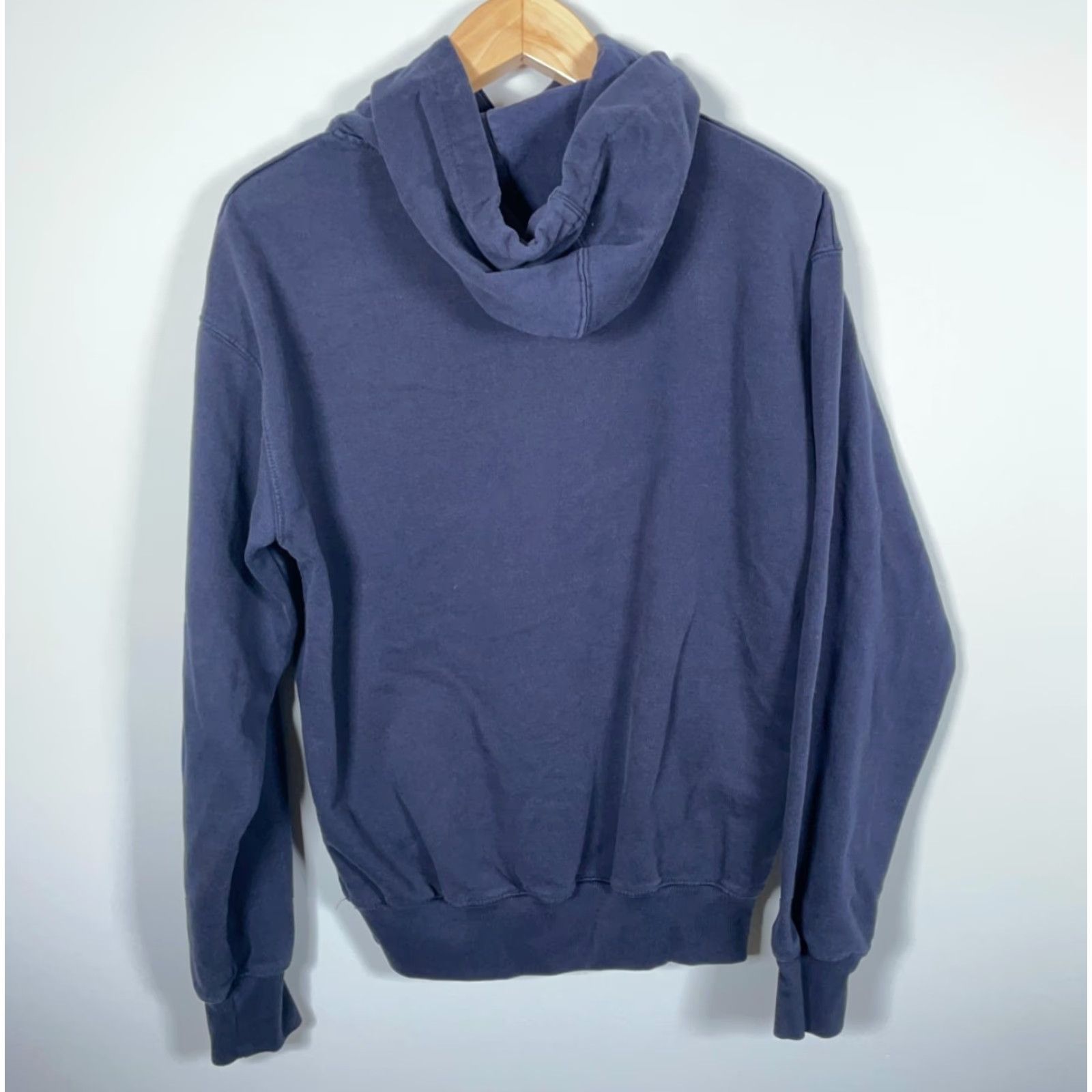 Vintage VINTAGE Air Force Hoodie Men L Blue Embroidered Sweatshirt - Heavyweight, Full Zip, 90s Retro, Cotton Blend, Fleece, Pockets, Hooded Size US L / EU 52-54 / 3 - 2 Thumbnail