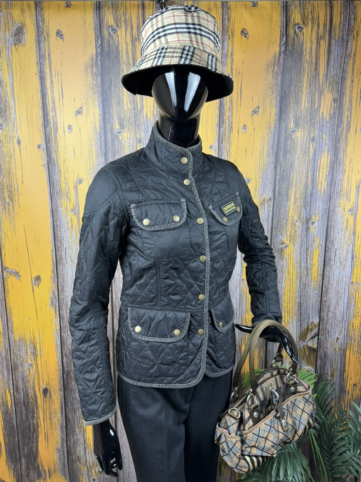 Barbour Barbour International Womans Jacket Bomber Vintage Size S / US 4 / IT 40 - 3 Thumbnail