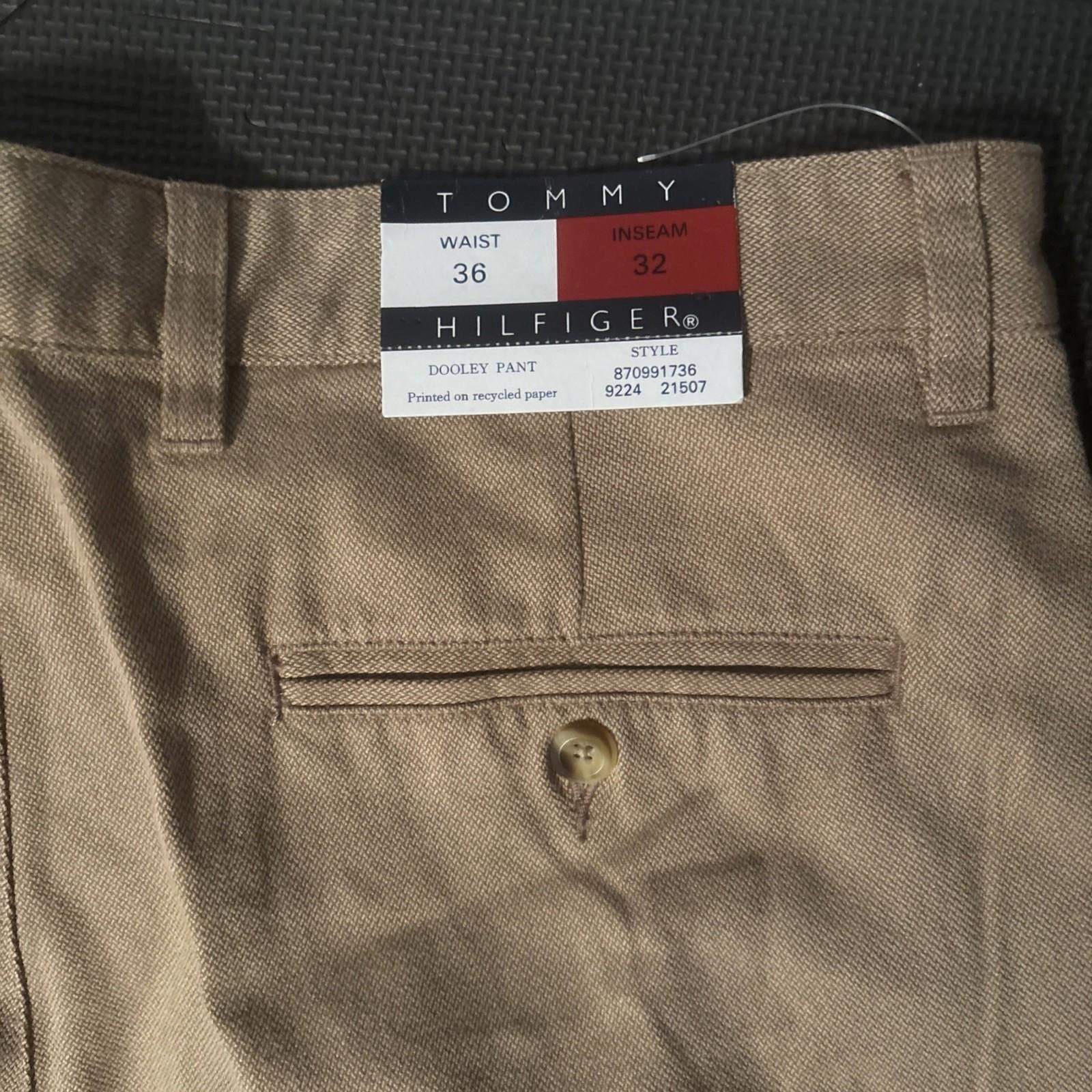 Tommy Hilfiger Tommy Hilfiger Men's Pants Size 36x32 Beige Classic New NWT Size US 36 / EU 52 - 6 Thumbnail
