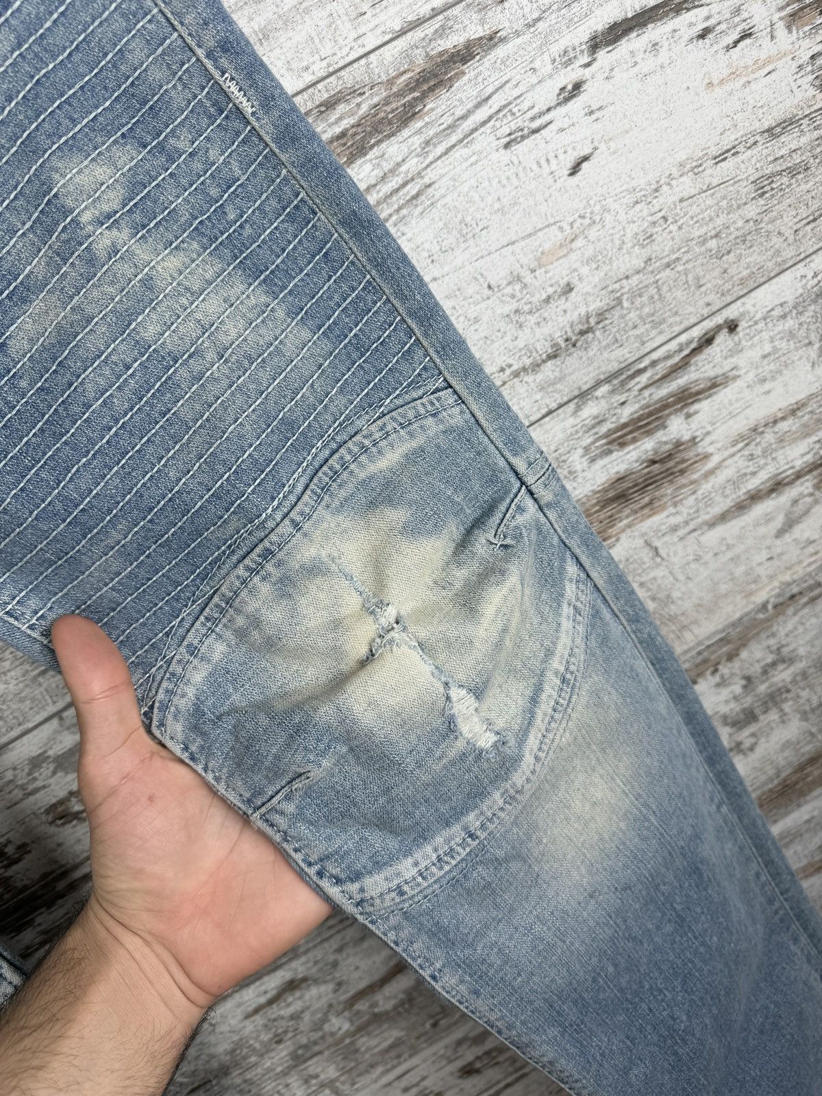 Japanese Brand × True Religion Mens True Religion SKINNY MOTO NATURAL SN jeans denim y2k Size US 33 - 9 Thumbnail