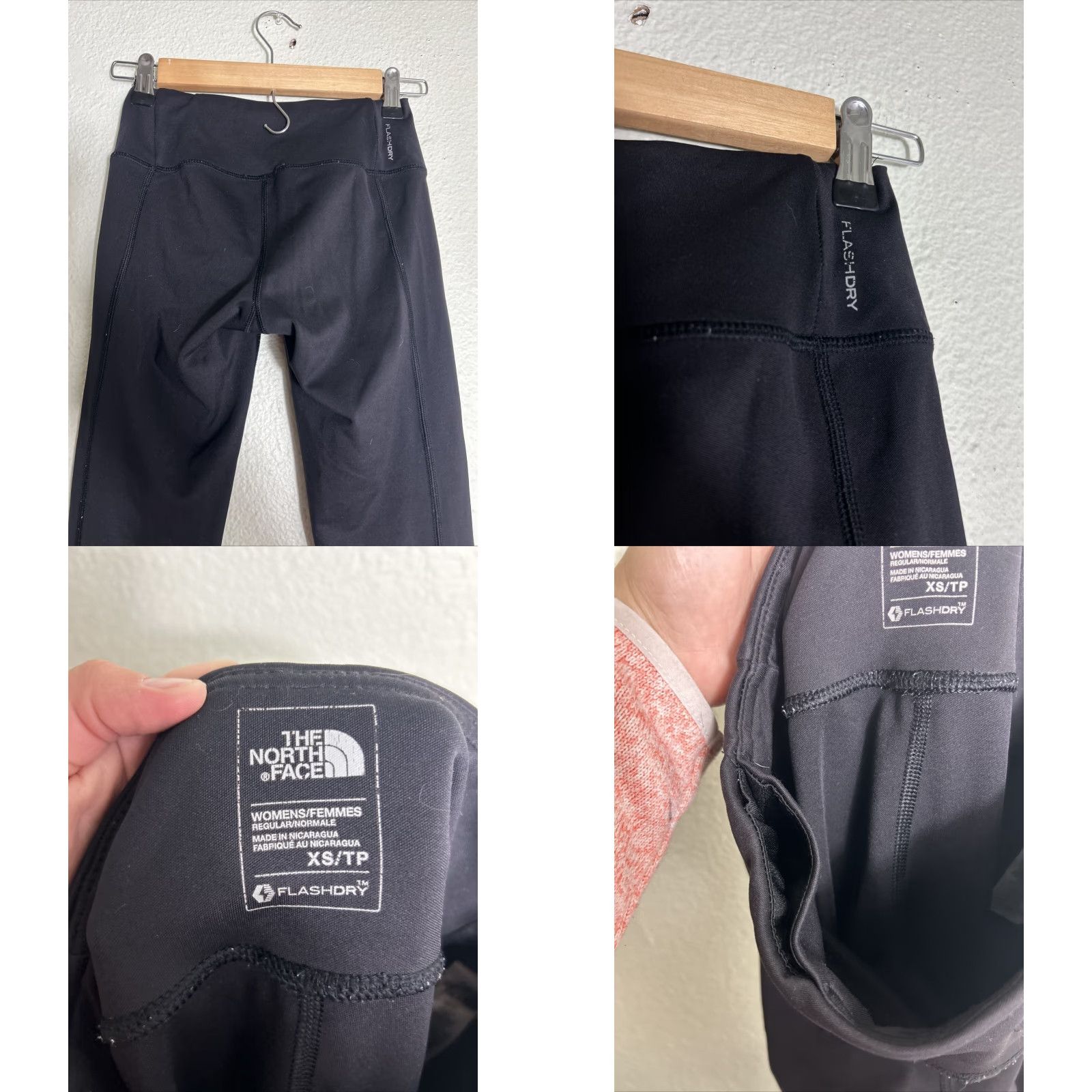 The North Face The North Face Womens Leggings XS Black Flash Dry 22x22 Size 26" / US 2 / IT 38 - 8 Thumbnail