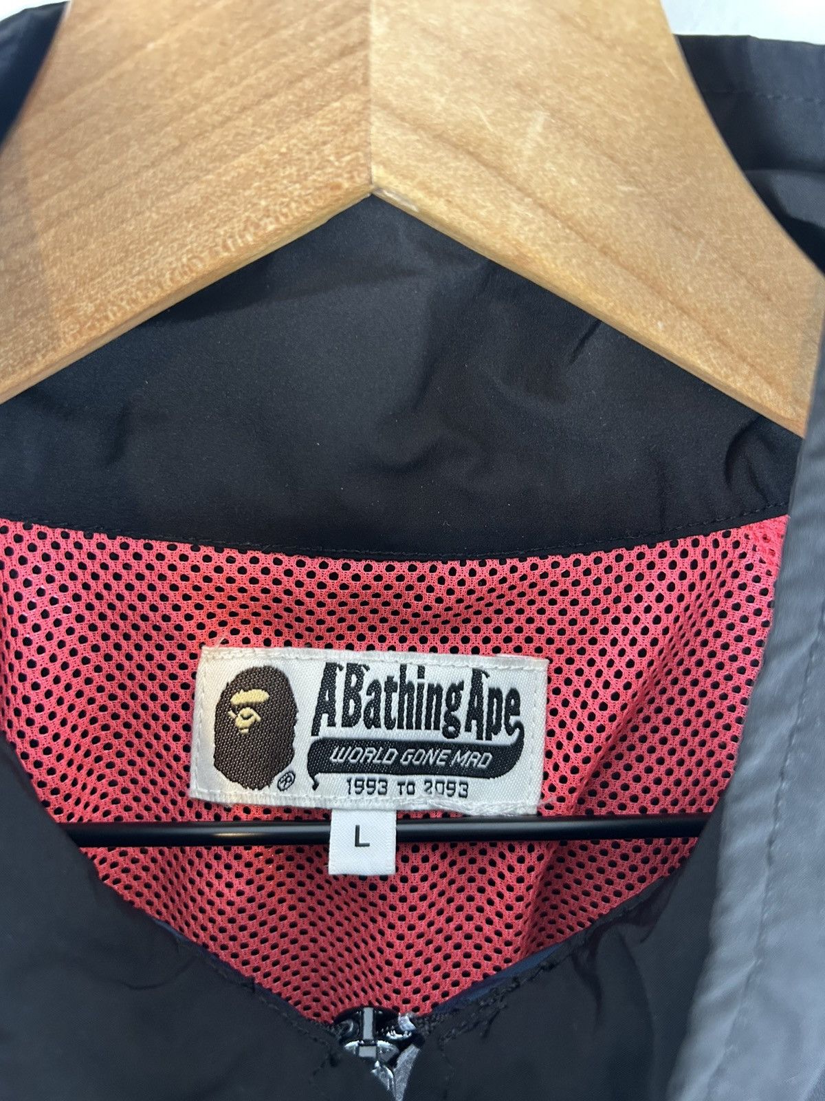Bape Bape Logo Nylon Jacket Size US L / EU 52-54 / 3 - 5 Thumbnail