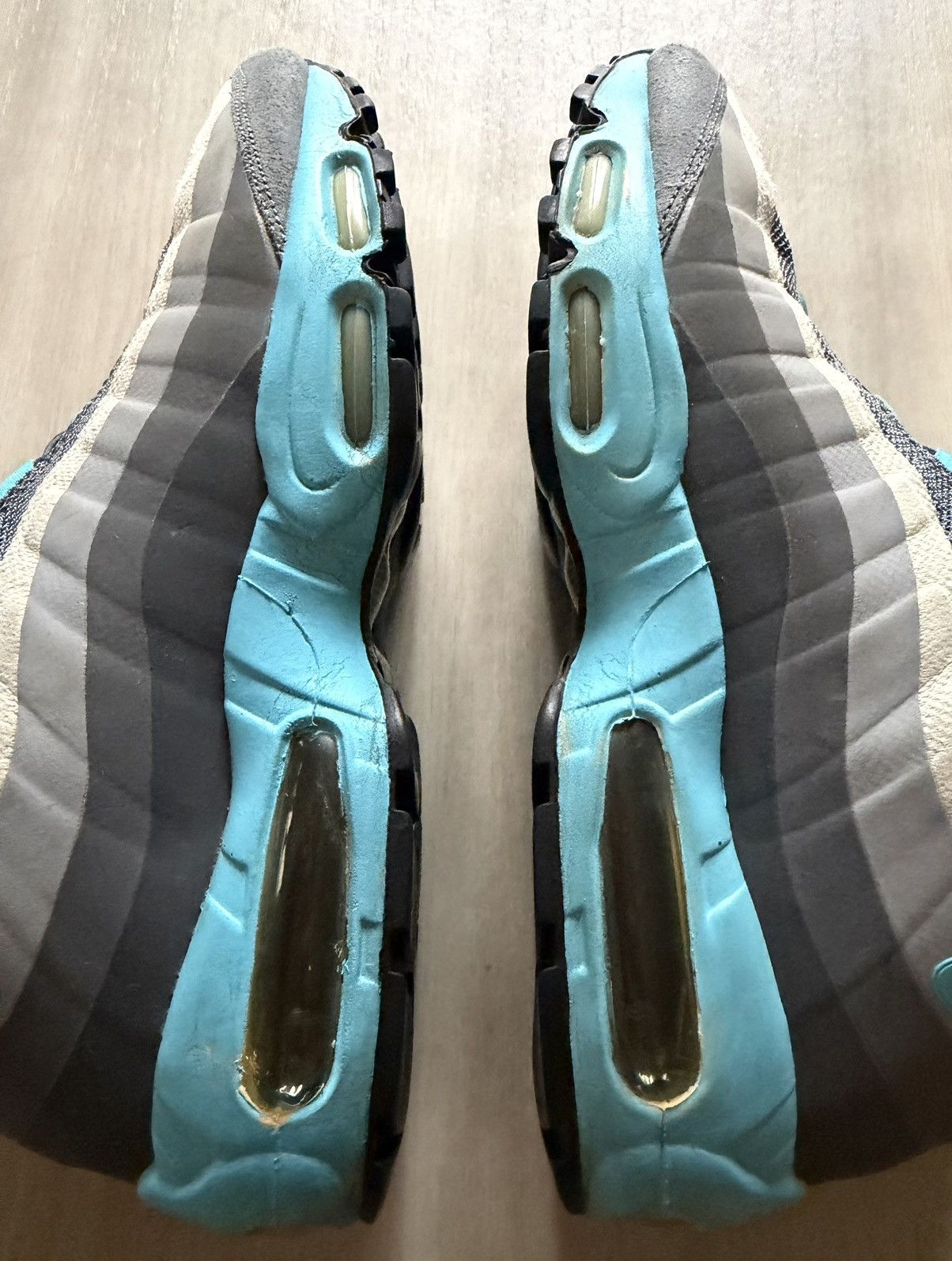 Nike 2013 Nike Air Max 95 No Sew Gamme Blue Grey 616190-040 Sz 9 Size US 9 / EU 42 - 5 Thumbnail
