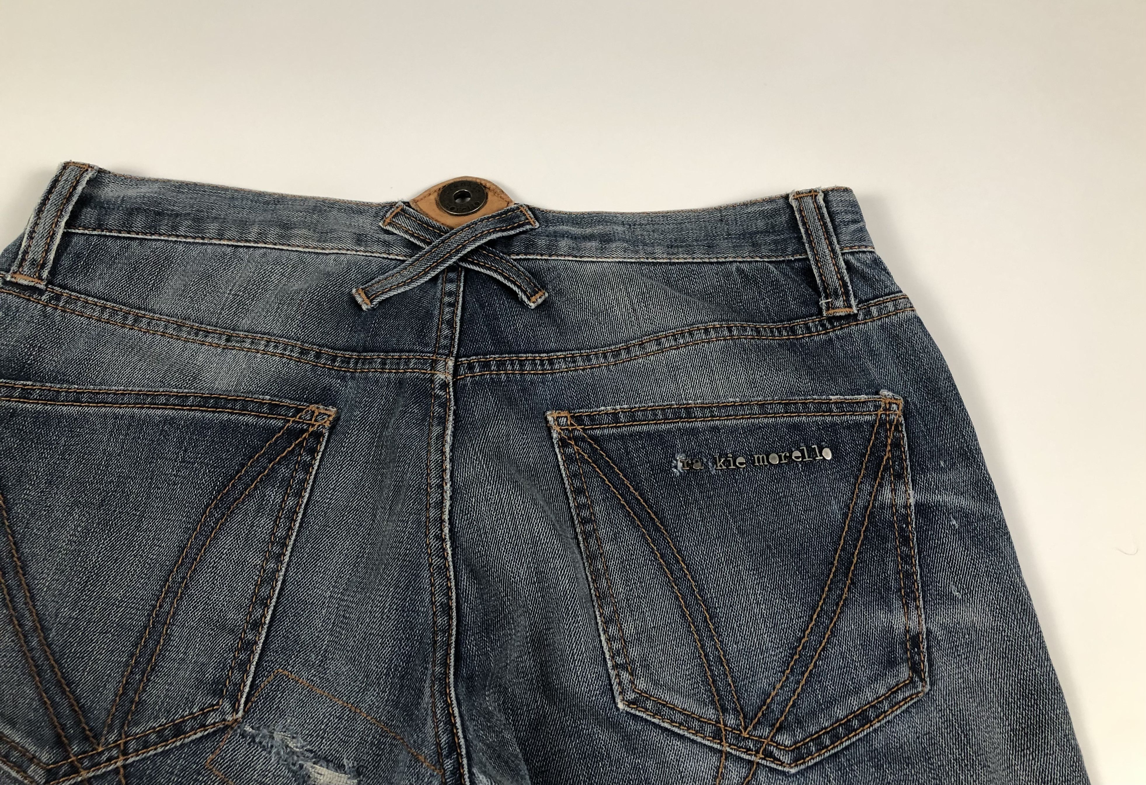 Frankie Morello Frankie Morello Leather Patches Vulcano Super Skinny Jeans Size US 32 / EU 48 - 7 Thumbnail