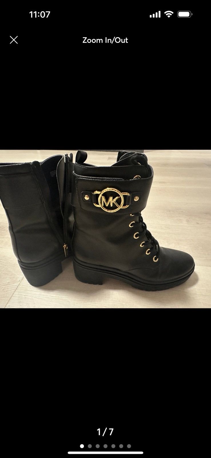 Michael Kors Gently used Michael Kors boots size 10 leather Size US 10 / IT 40 - 1 Thumbnail