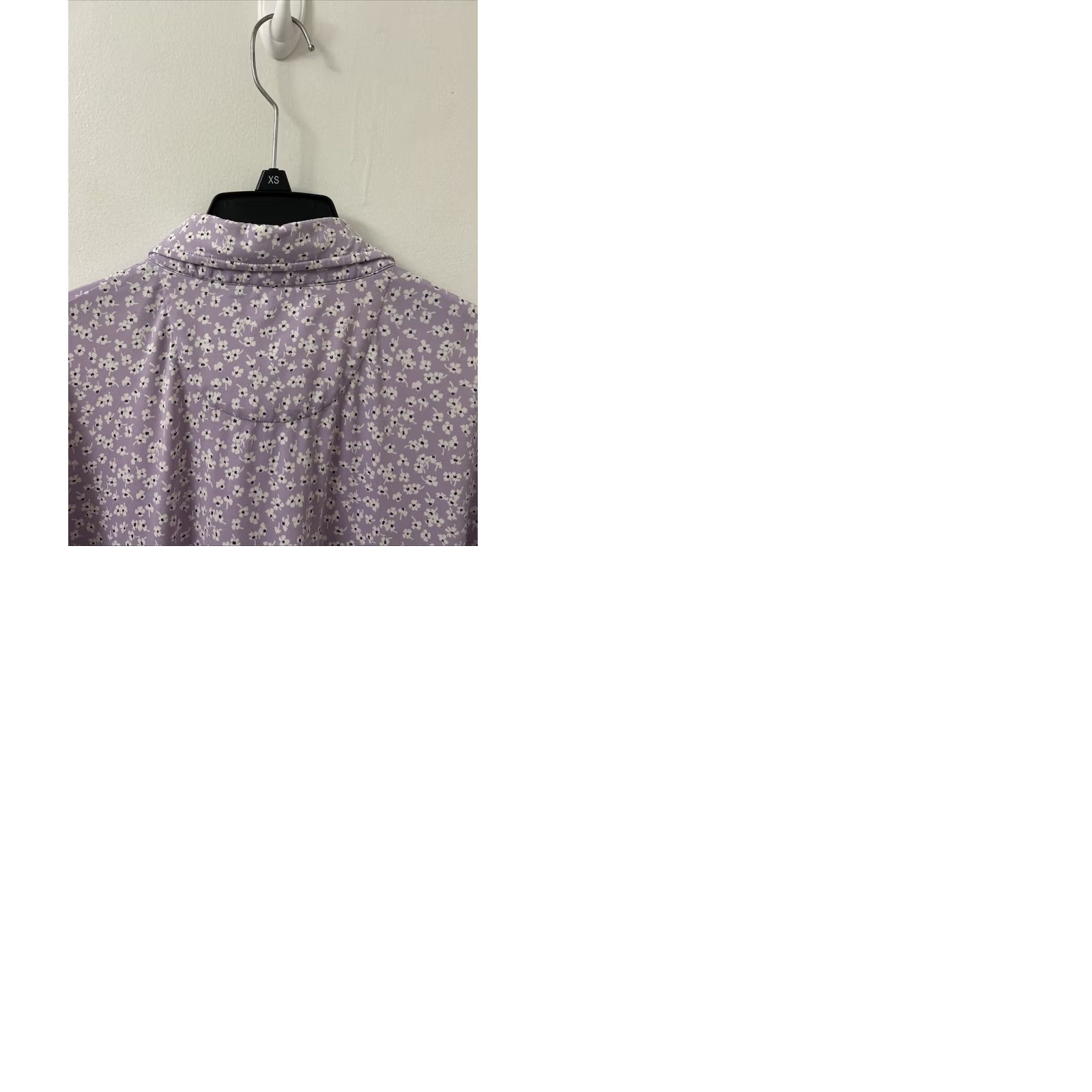 RLX Ralph Lauren RLX Ralph Lauren Polo Shirt Mens Large Purple Floral Wicking Short Sleeve Polo Golf Logo Size US L / EU 52-54 / 3 - 9 Thumbnail