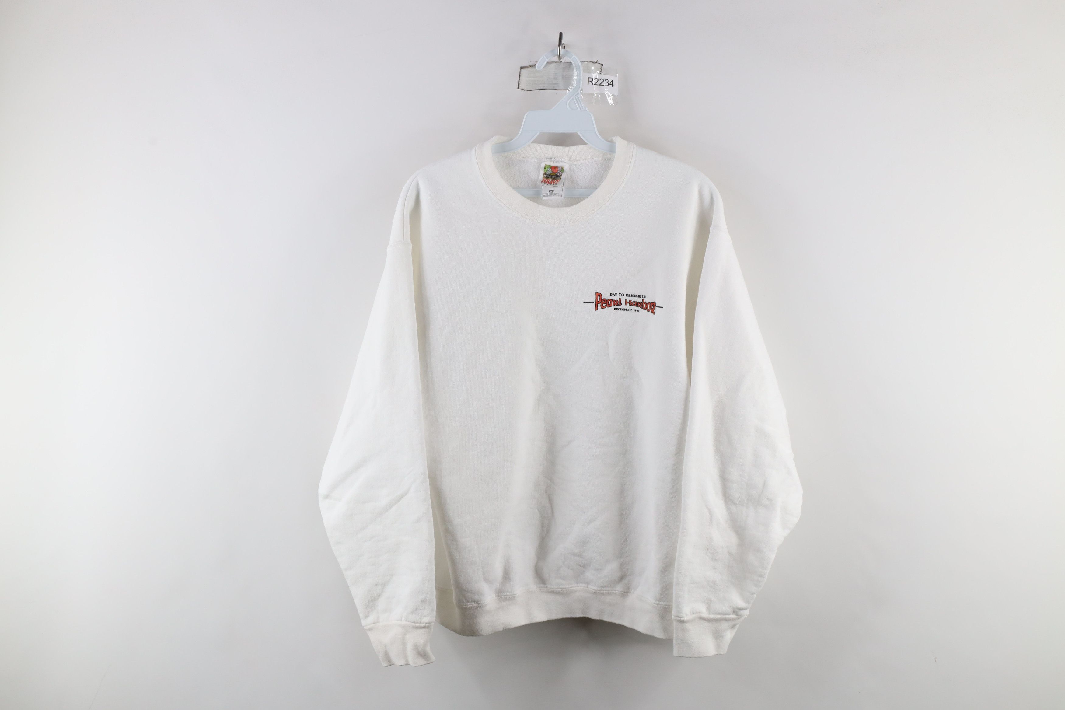 Vintage Vintage 90s Out Pearl Harbor Ford Island Hawaii Sweatshirt Size US M / EU 48-50 / 2 - 1 Thumbnail