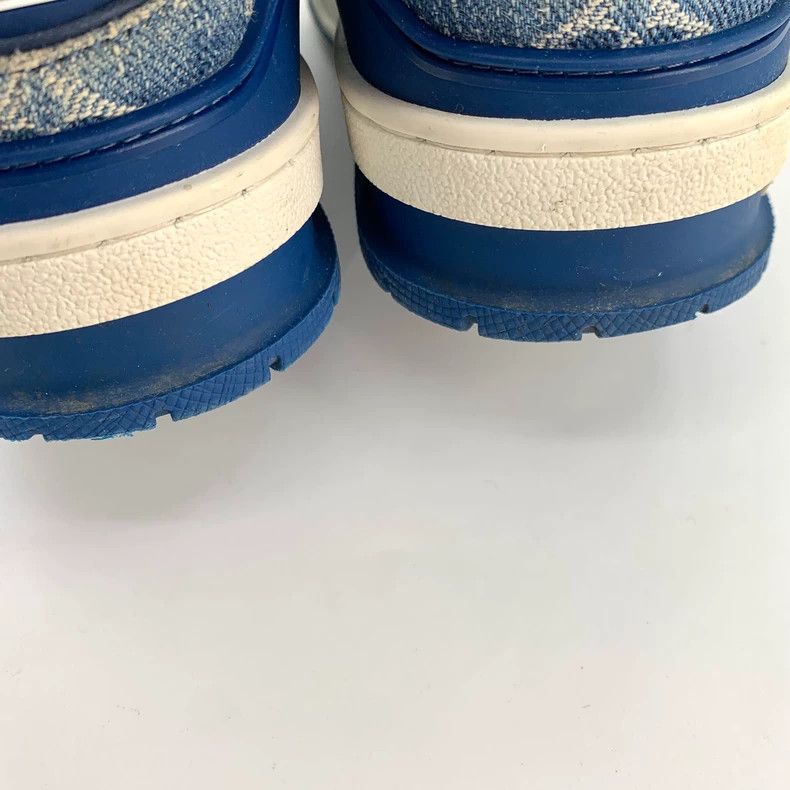 Louis Vuitton Louis Vuitton Blue and white color-matching casual sports Size US 4.5 / IT 34.5 - 8 Thumbnail