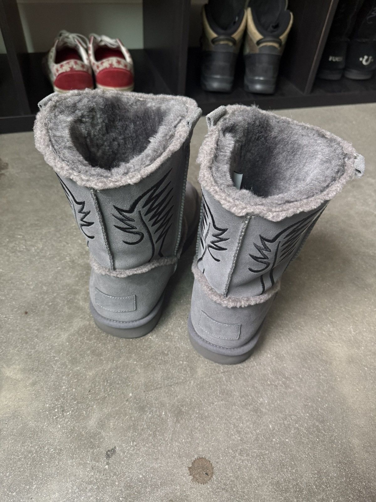 Other Grey 1199 Bazo cowboy hug boots (UGG) [second release] Size US 11 / EU 44 - 3 Thumbnail