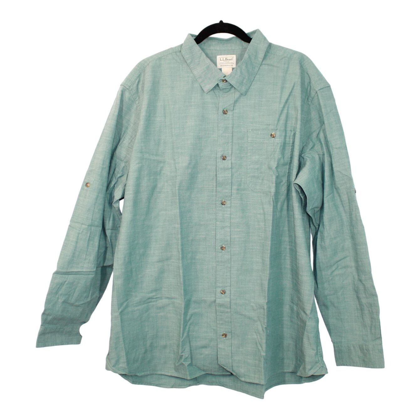 L.L. Bean LL Bean Men's Traditional Fit Long Sleeve Button-Up Shirt Size US S / EU 44-46 / 1 - 1 Thumbnail