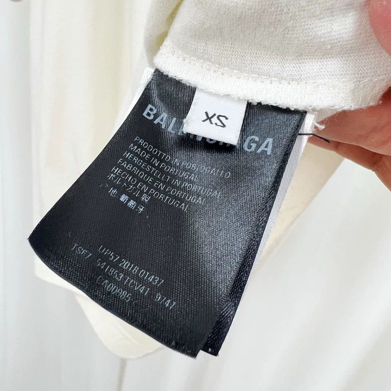 Balenciaga Balenciaga Embroidered hem monogram short sleeve Size US XS / EU 42 / 0 - 7 Thumbnail