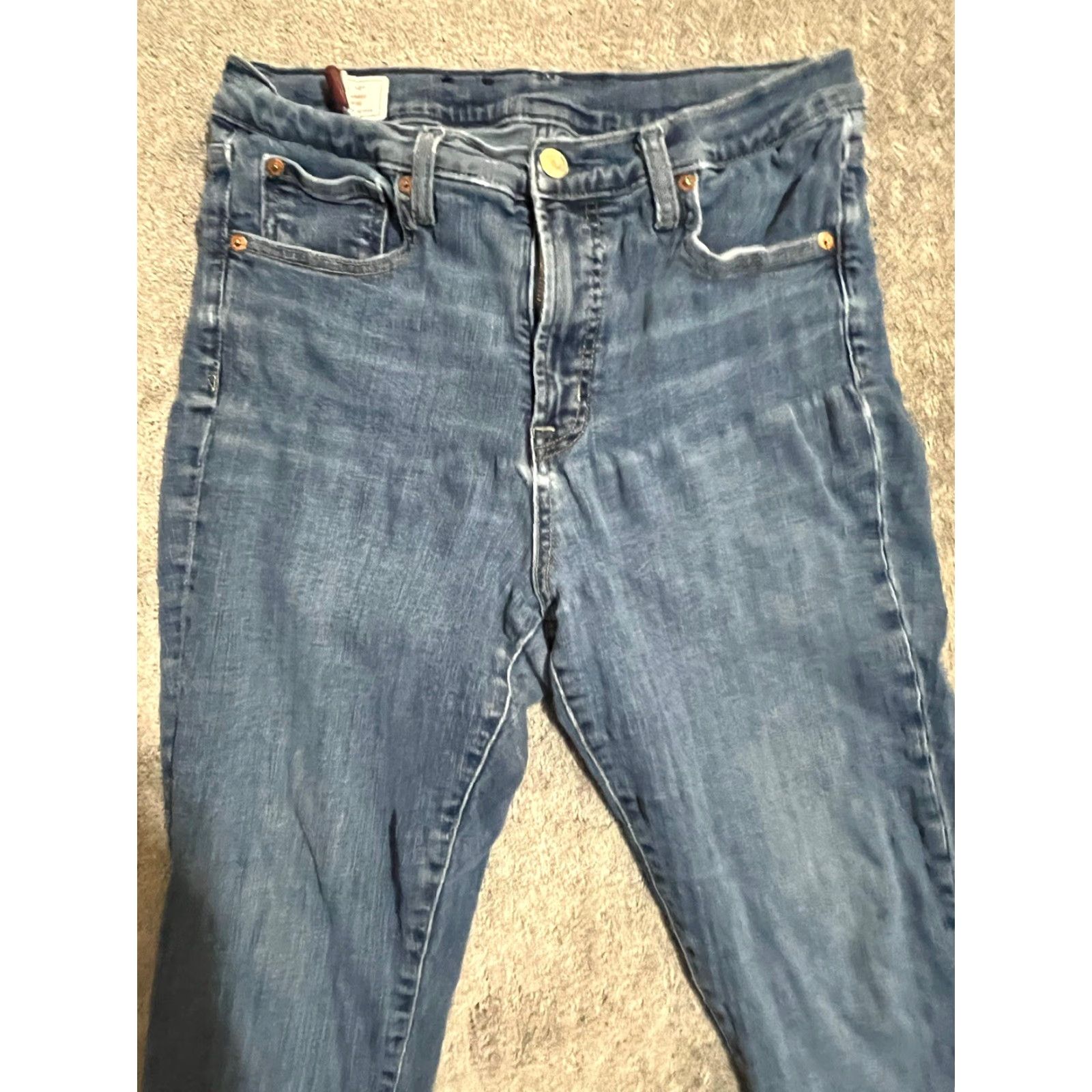 Gap Gap Jeans 30 / 10R Regular Women Resolution True Skinny Light Wash Stretch Denim Jeans Size 30" / US 8 / IT 44 - 2 Thumbnail