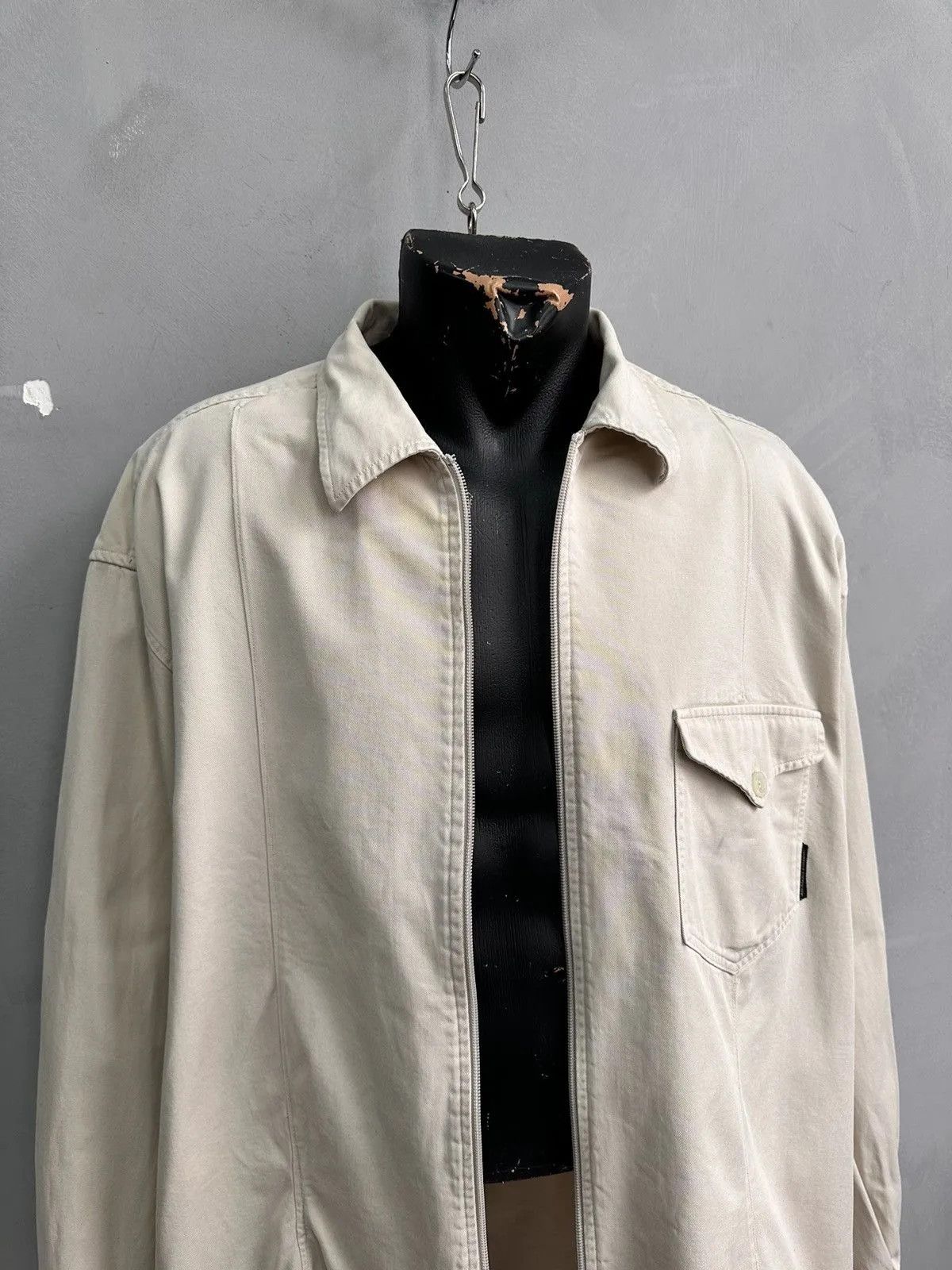 Vintage Beige Jacket Dolce Gabbana Vintage Mens Workwear Japan Y2K Size US XL / EU 56 / 4 - 7 Thumbnail
