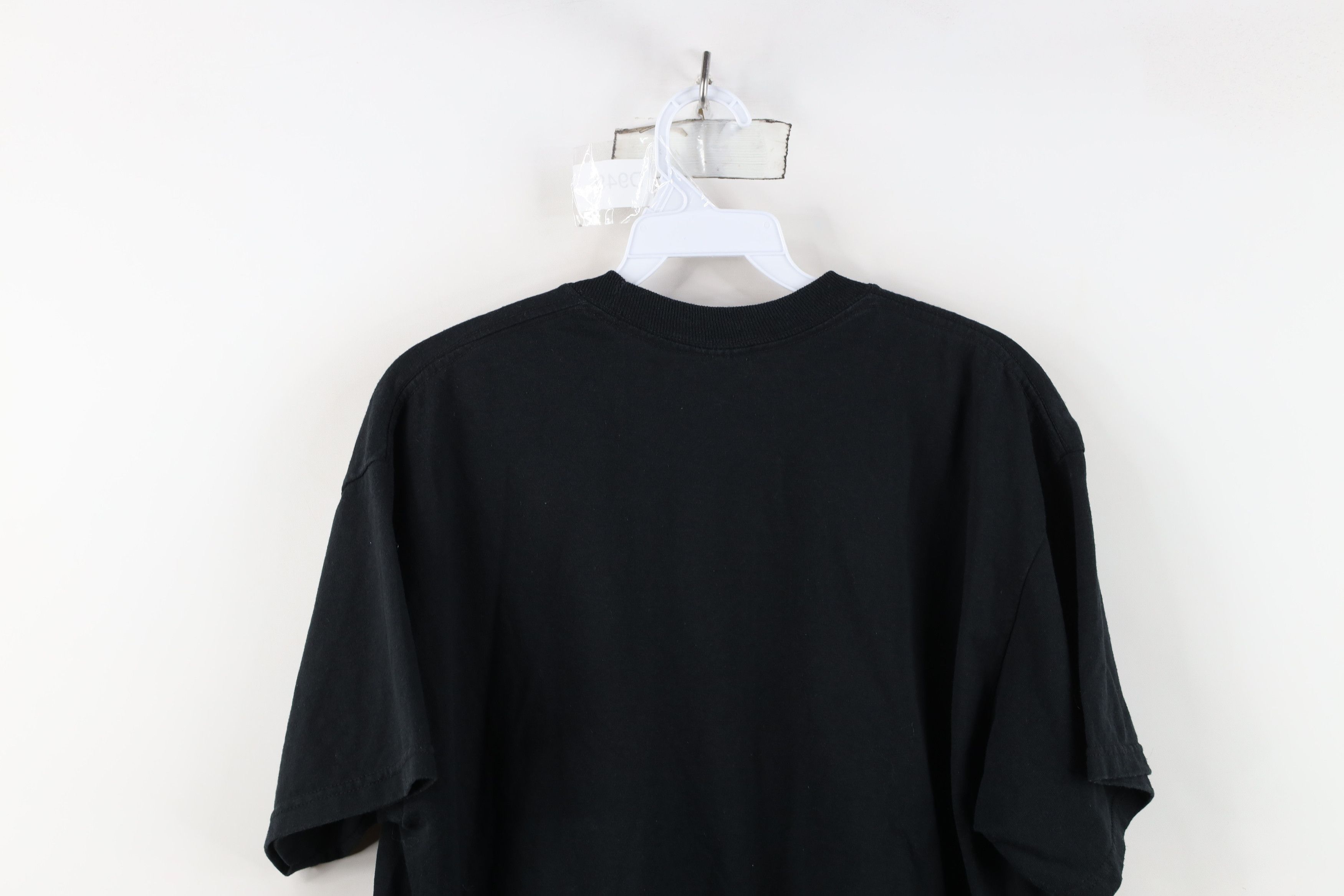 Vintage Vintage 90s Y2K Streetwear Blank Heavyweight T-Shirt Black Size US L / EU 52-54 / 3 - 9 Thumbnail