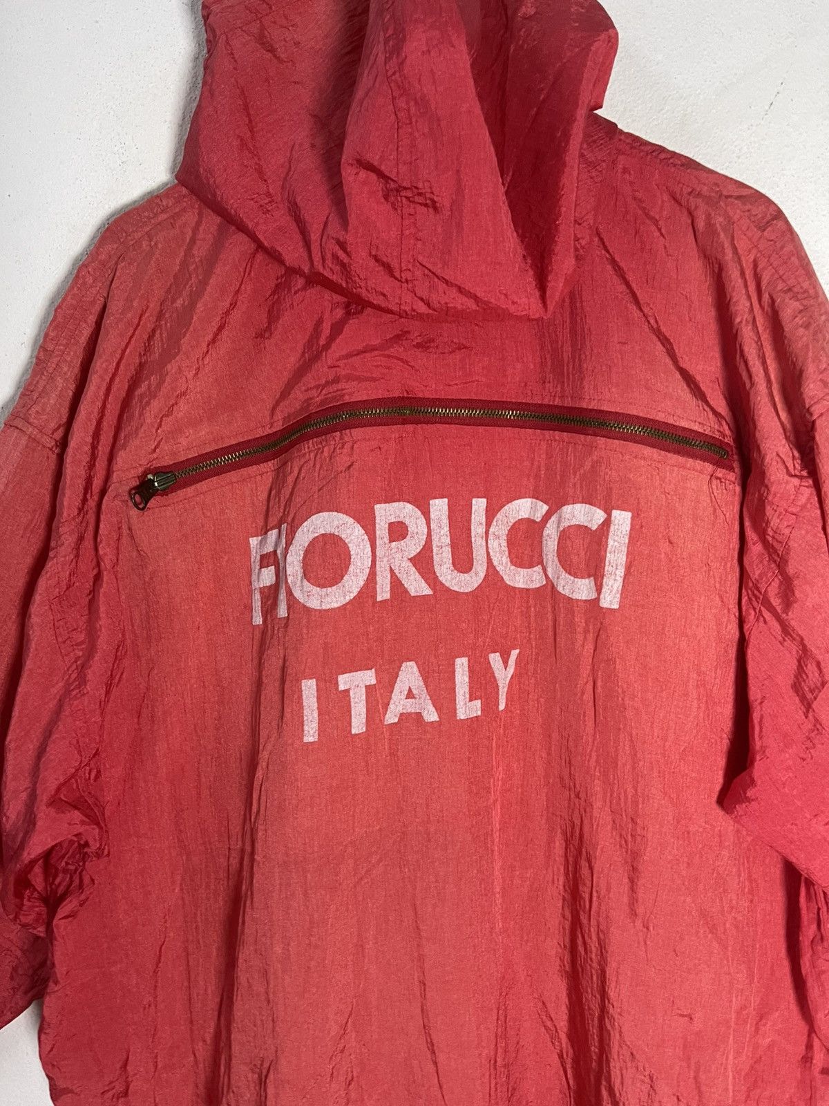 Fiorucci Vintage Fiorucci Nylon Anorak or Parka Jacket Size US XXL / EU 58 / 5 - 12 Thumbnail