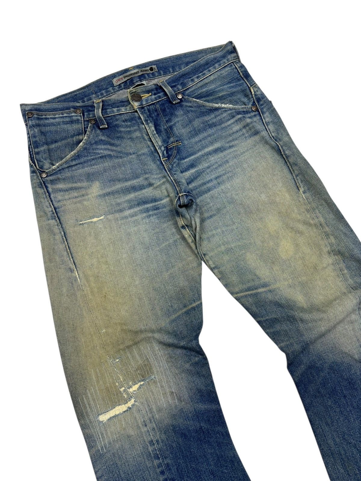 Engineered Garments × Levi's Levis Engineered 1999 Flare Twist Rusty Flared Jeans Size US 33 - 8 Thumbnail