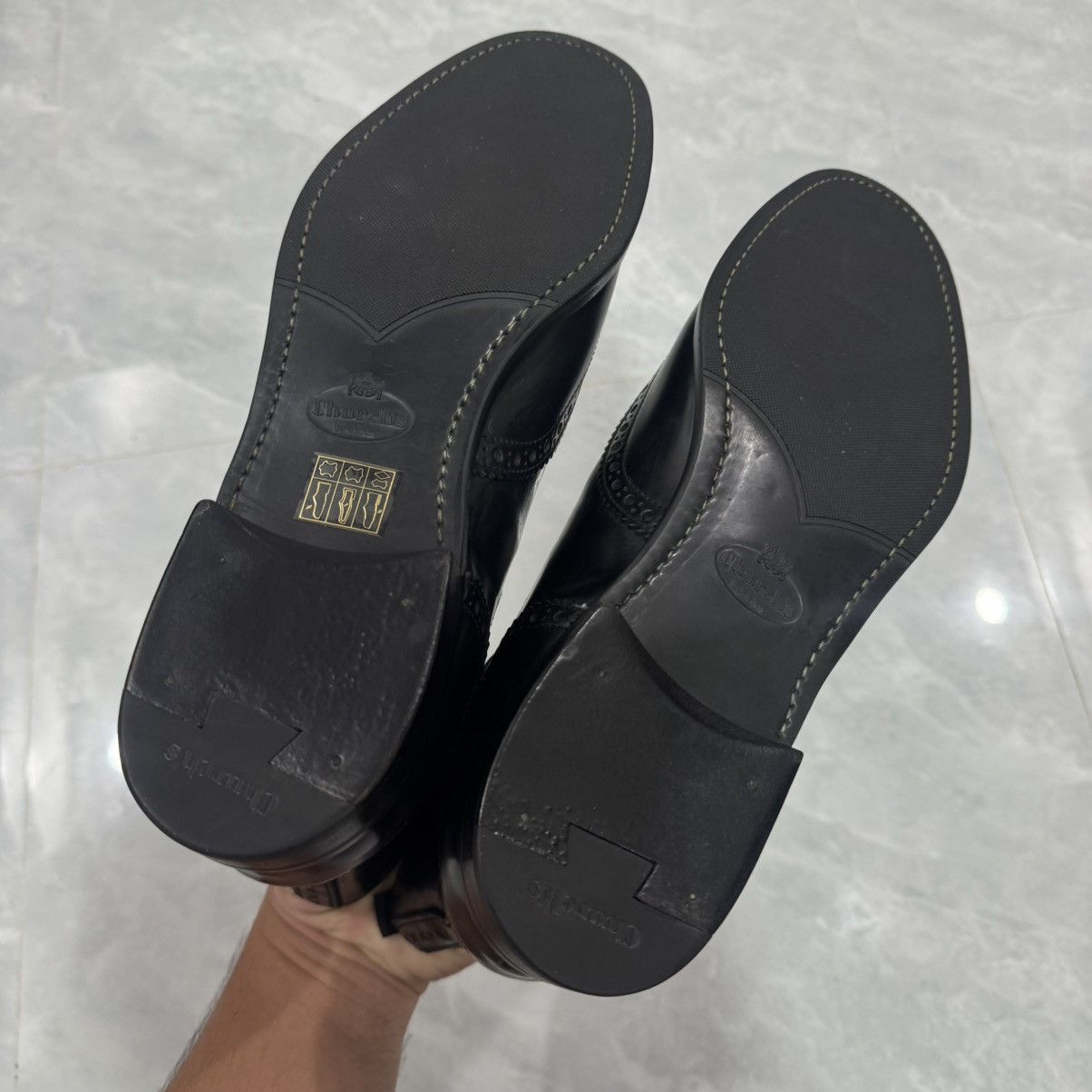Church's Church’s Ketsby WG Polished Binder Brogue Chelsea Boots🖤 Size US 11 / IT 41 - 21 Thumbnail