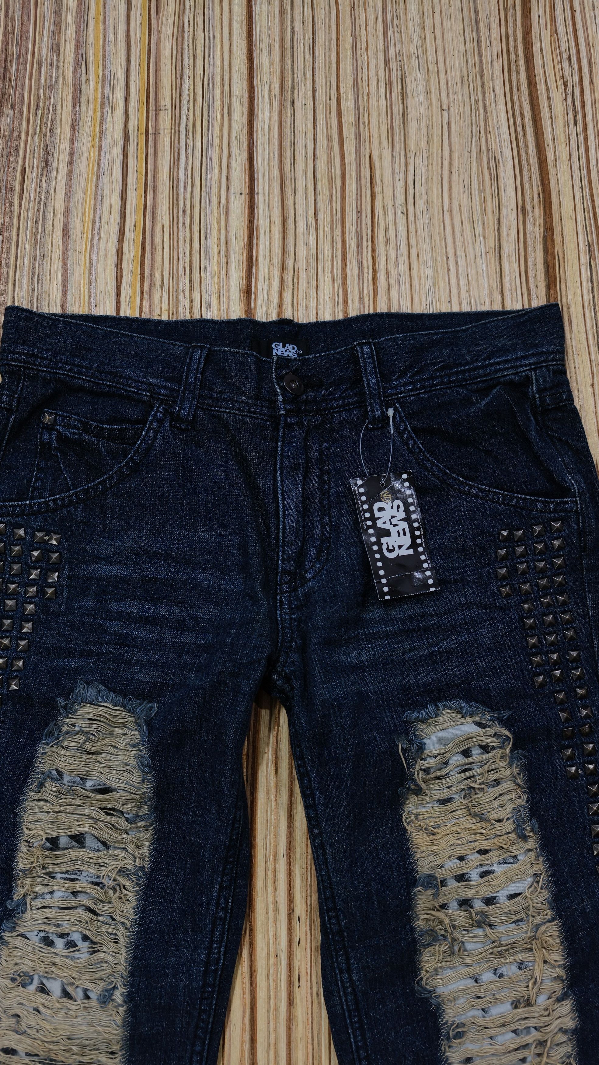 glad news punk style jeans