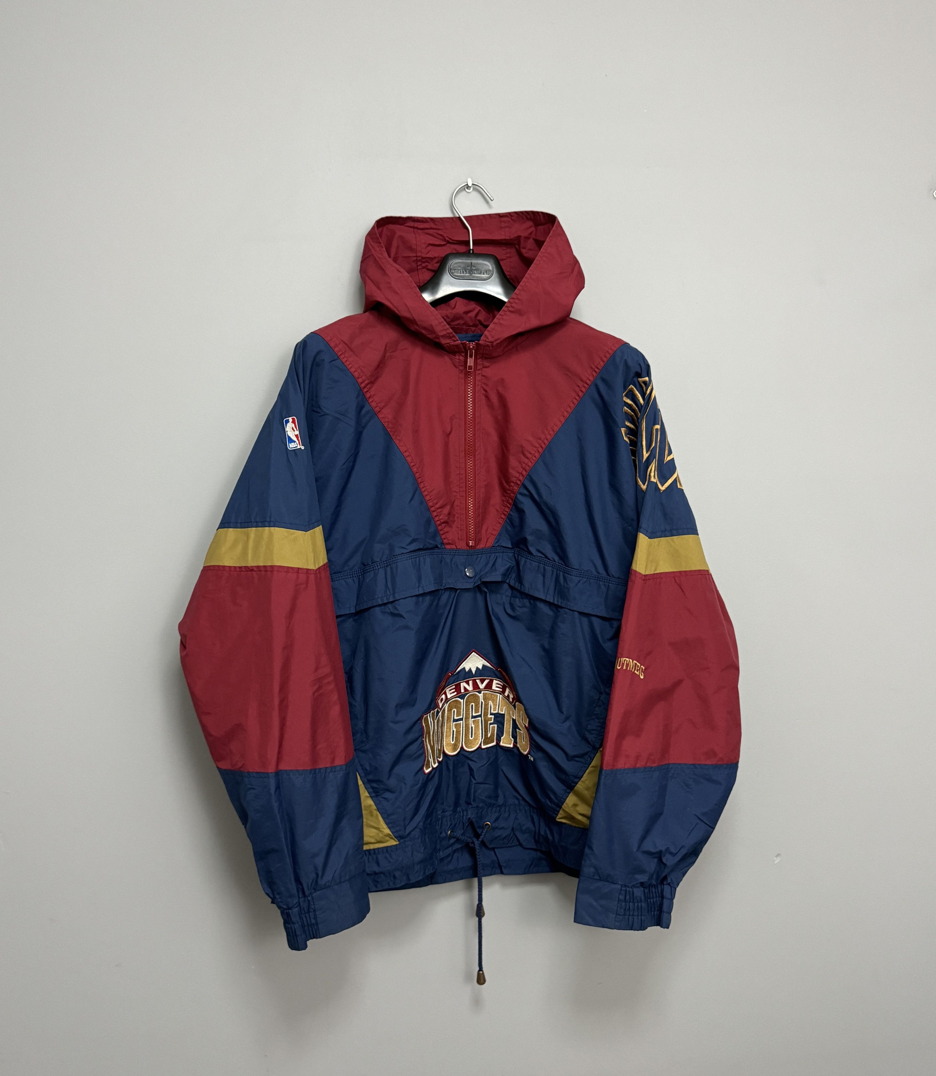 Nutmeg Vintage 90s Denver Nuggets NBA Anorak Jacket Logo Size M Size US M / EU 48-50 / 2 - 2 Thumbnail