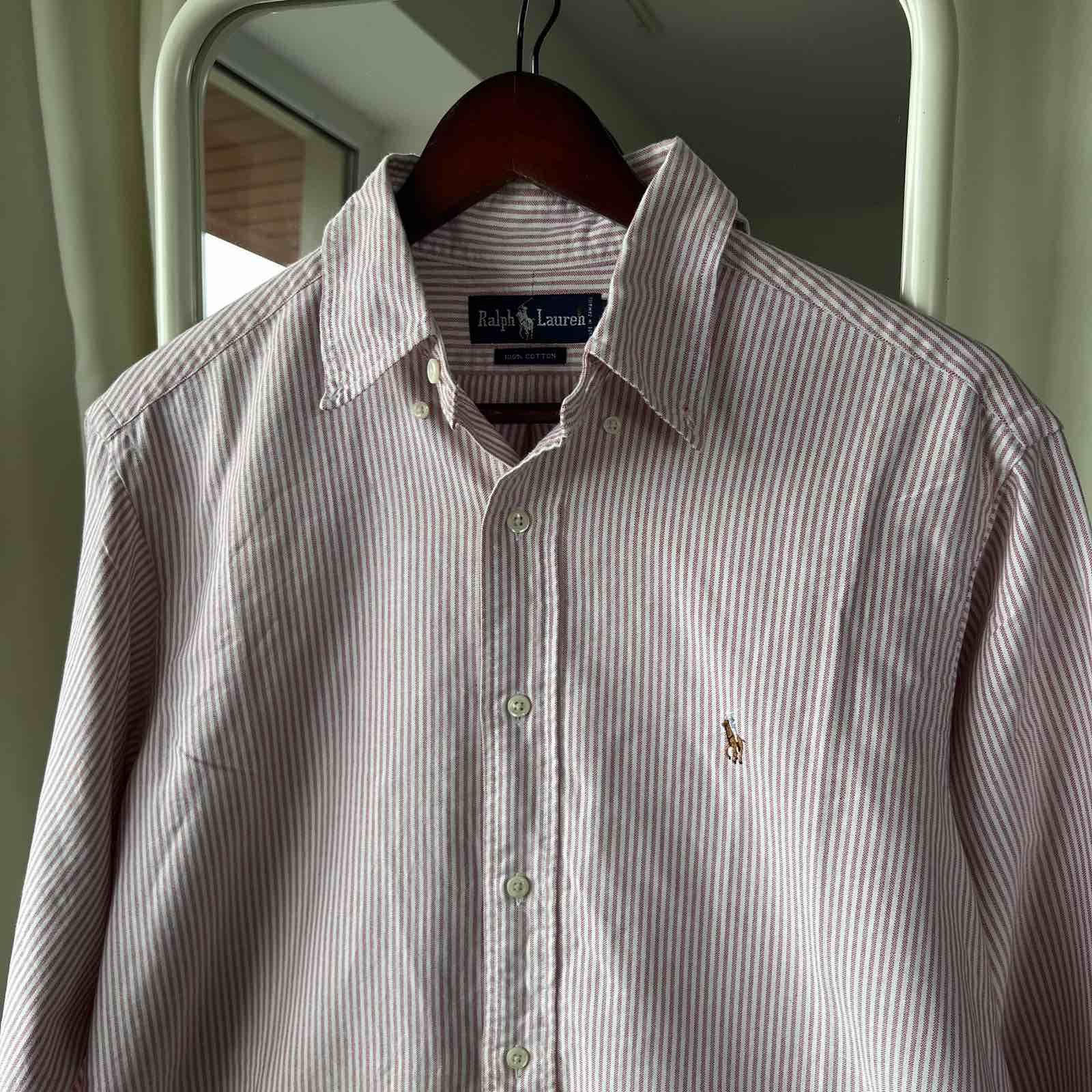 Polo Ralph Lauren Ralph Lauren Shirt Mens XL Pink Long Sleeve Button Down Size US XL / EU 56 / 4 - 4 Thumbnail