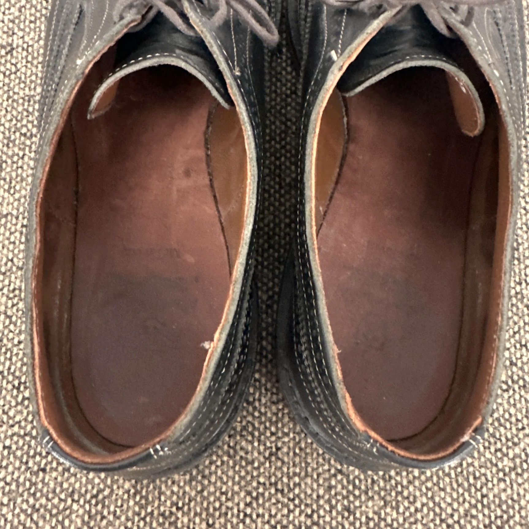 Allen Edmonds Allen Edmonds McTavish Shoes Mens Size 12 D Black Leather Cap Toe Dress Oxford Size ONE SIZE - 6 Thumbnail
