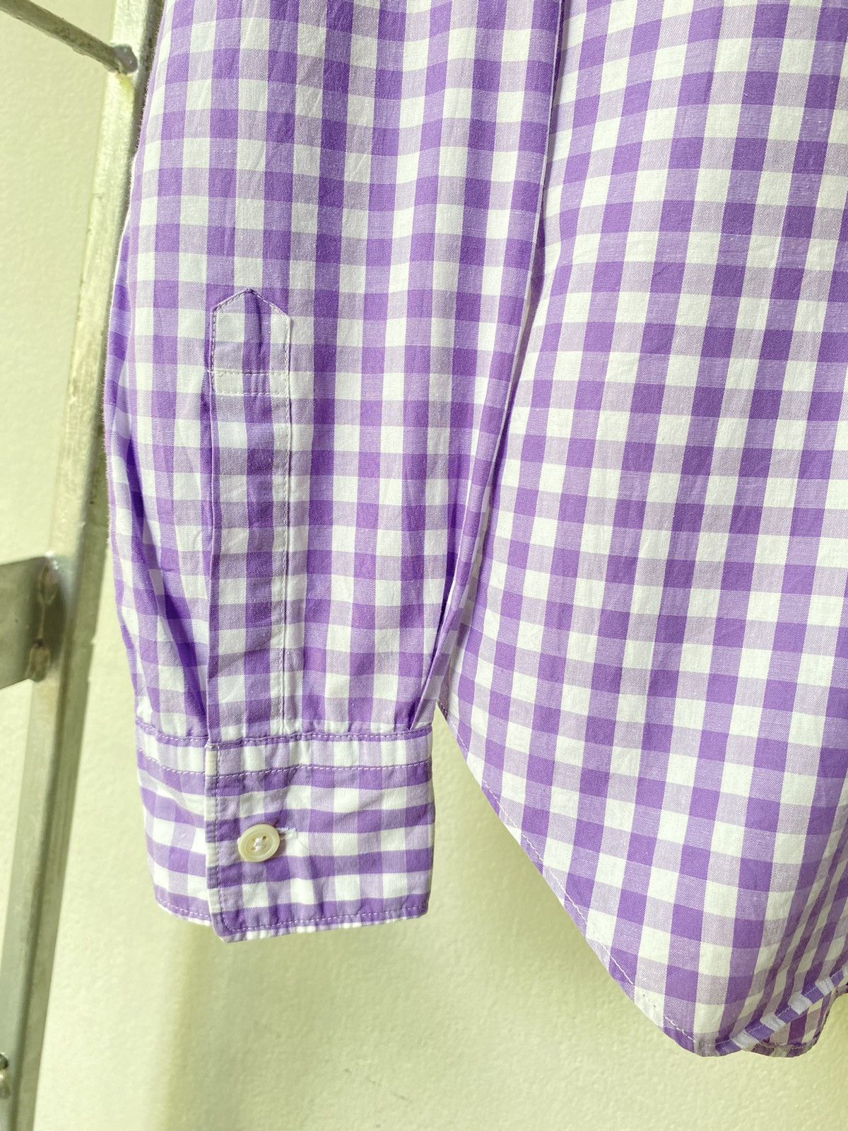 Comme des Garcons Comme des Garcons purple plaid shirt Size US M / EU 48-50 / 2 - 4 Thumbnail