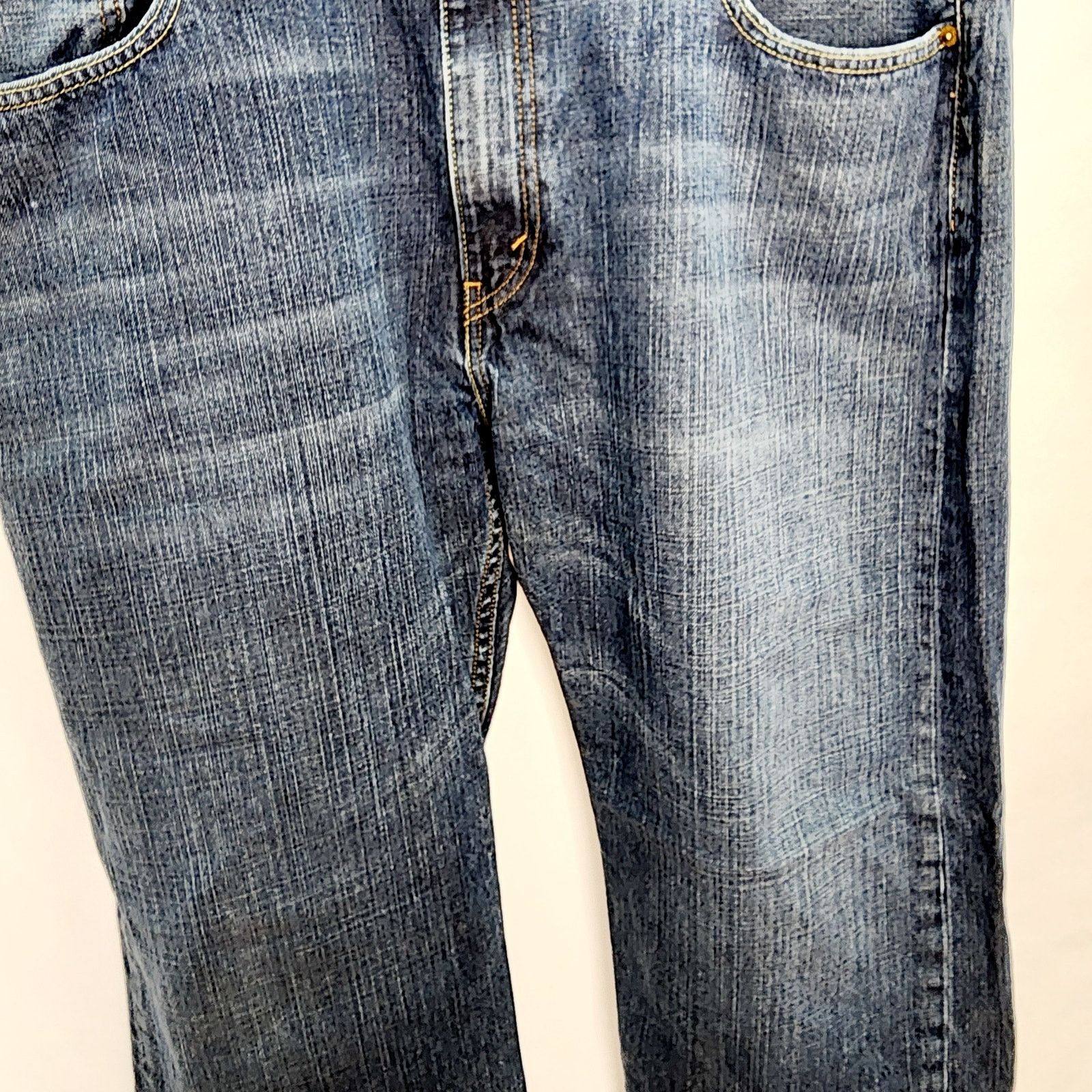 Levi's Levi 569 Loose Straight Fit Men's Blue Denim Jeans Size US 40 / EU 56 - 8 Thumbnail