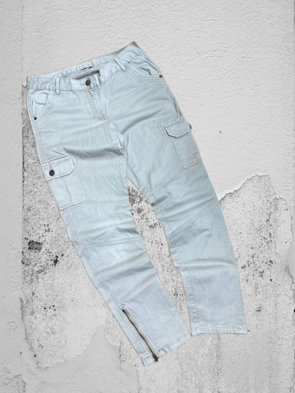 Vintage VTG Balenciaga Junya Watanabe Style Cargo Y2K Jeans 90s Size US 32 / EU 48 - 1 Thumbnail