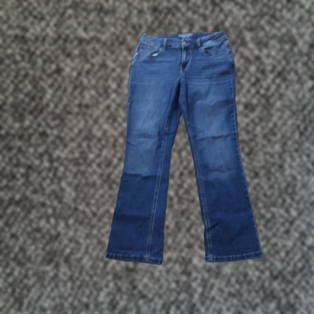 Vintage Maurices Jeans Women's Bootcut Denim Mid Blue 8 Stretch 5-Pocket Regular Inseam 28 in Satin Size 30" / US 8 / IT 44 - 1 Thumbnail
