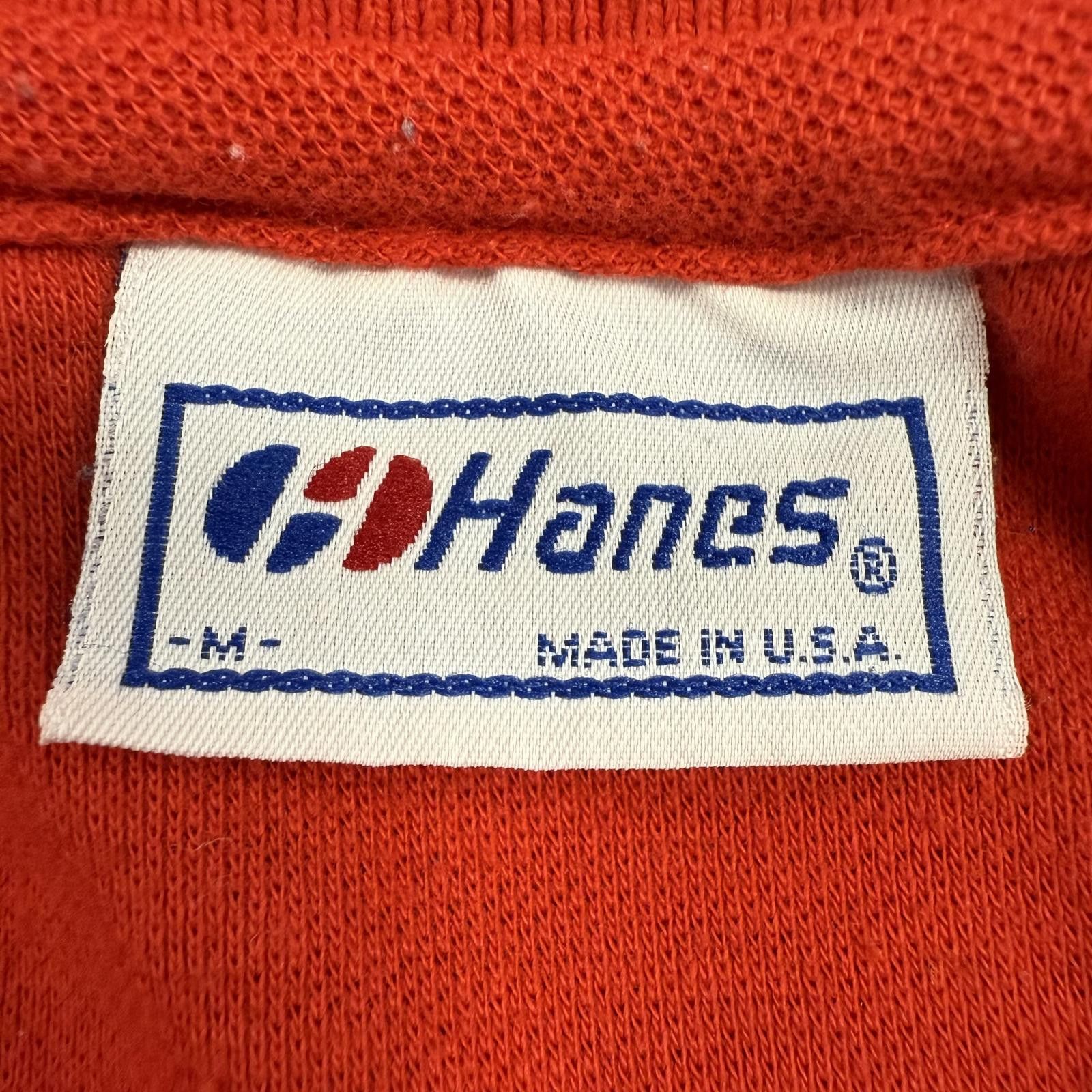 Hanes Vintage 80s HANES SEAGRAMS 7 Polo Shirt Sz M MADE IN USA Size US M / EU 48-50 / 2 - 2 Thumbnail