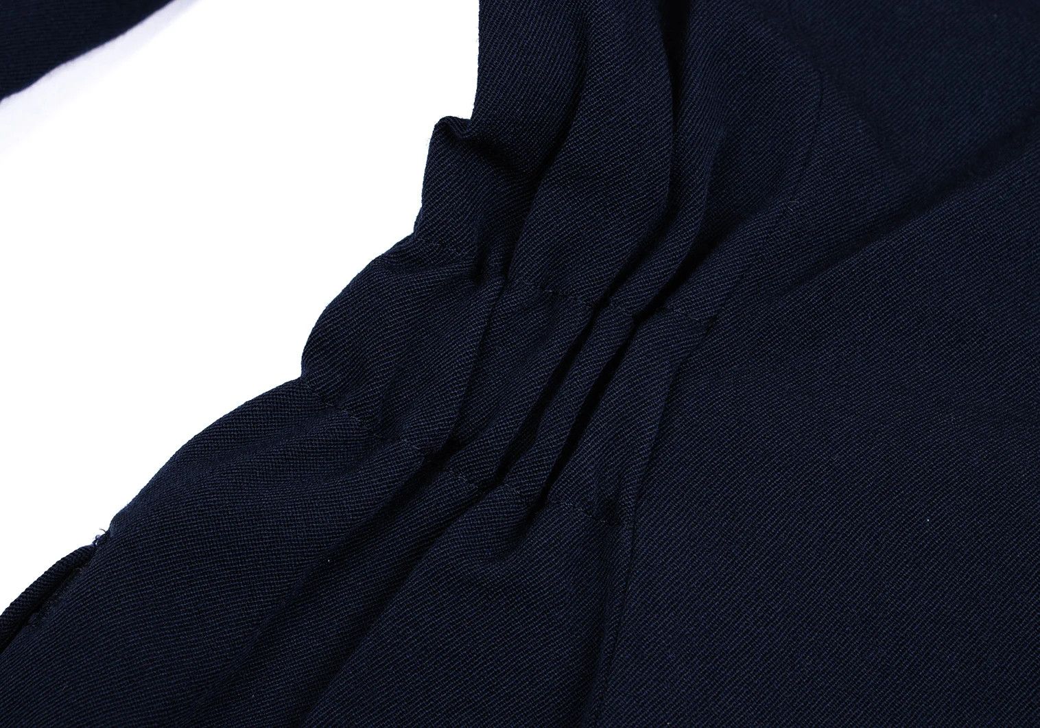 Yohji Yamamoto Yohji Yamamoto Wool Gabardine Jacket Navy M Size US M / EU 48-50 / 2 - 16 Thumbnail