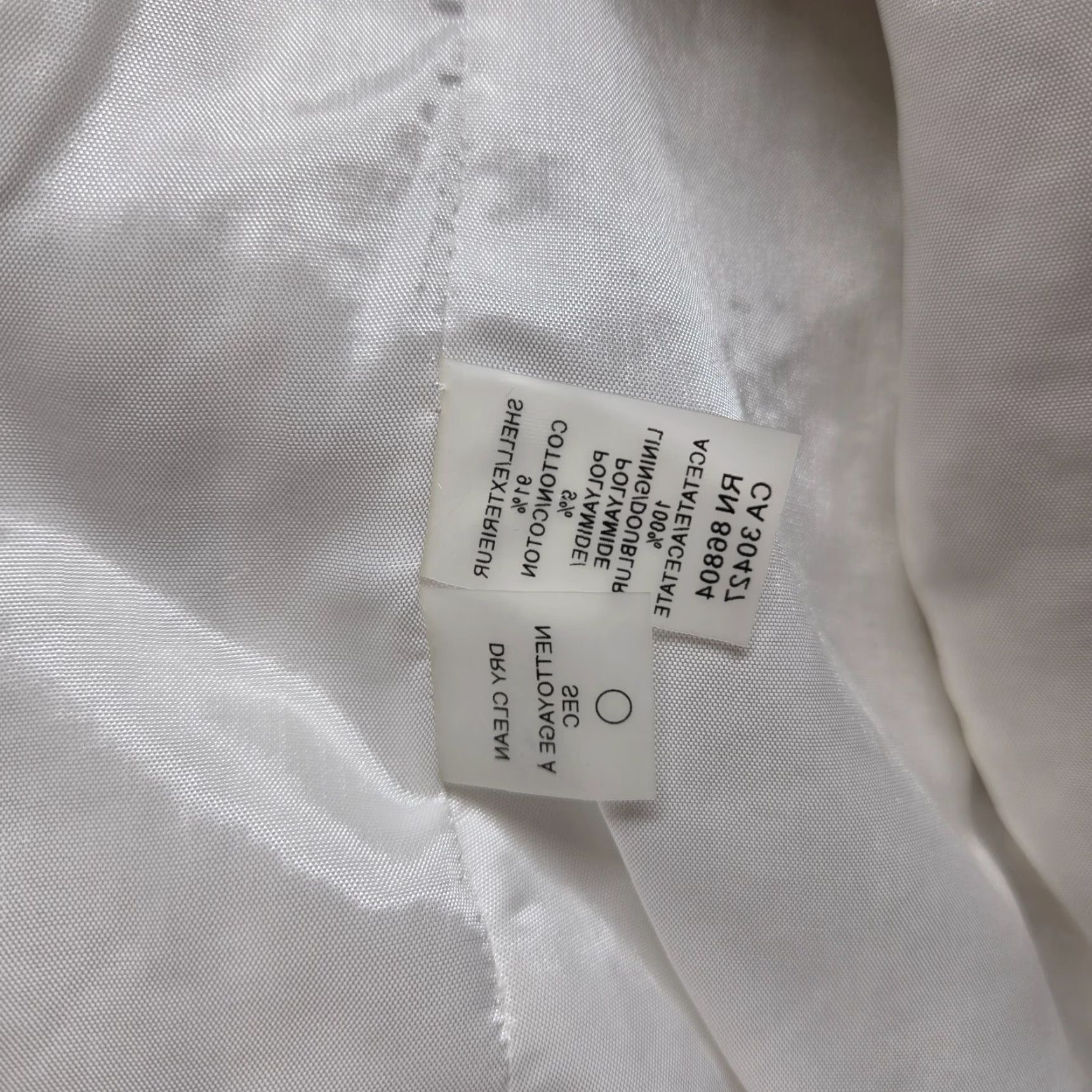 Vintage VINTAGE MAGASCHONI White Full Zip Up Jacket Coat Women XS Jacket 3-in-1 Full Zip Womens XS White Size XS / US 0-2 / IT 36-38 - 4 Thumbnail