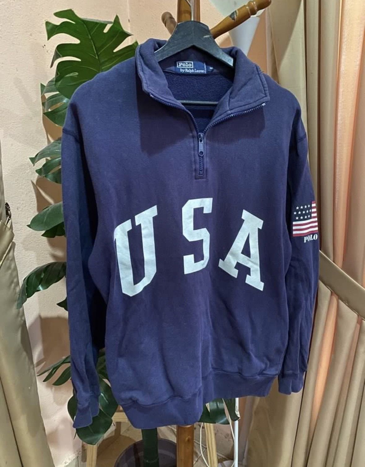 Polo Ralph Lauren 🔥HOT🔥 VINTAGE POLO RALPH LAUREN HALFZIPPER U.S.A Size US M / EU 48-50 / 2 - 3 Thumbnail