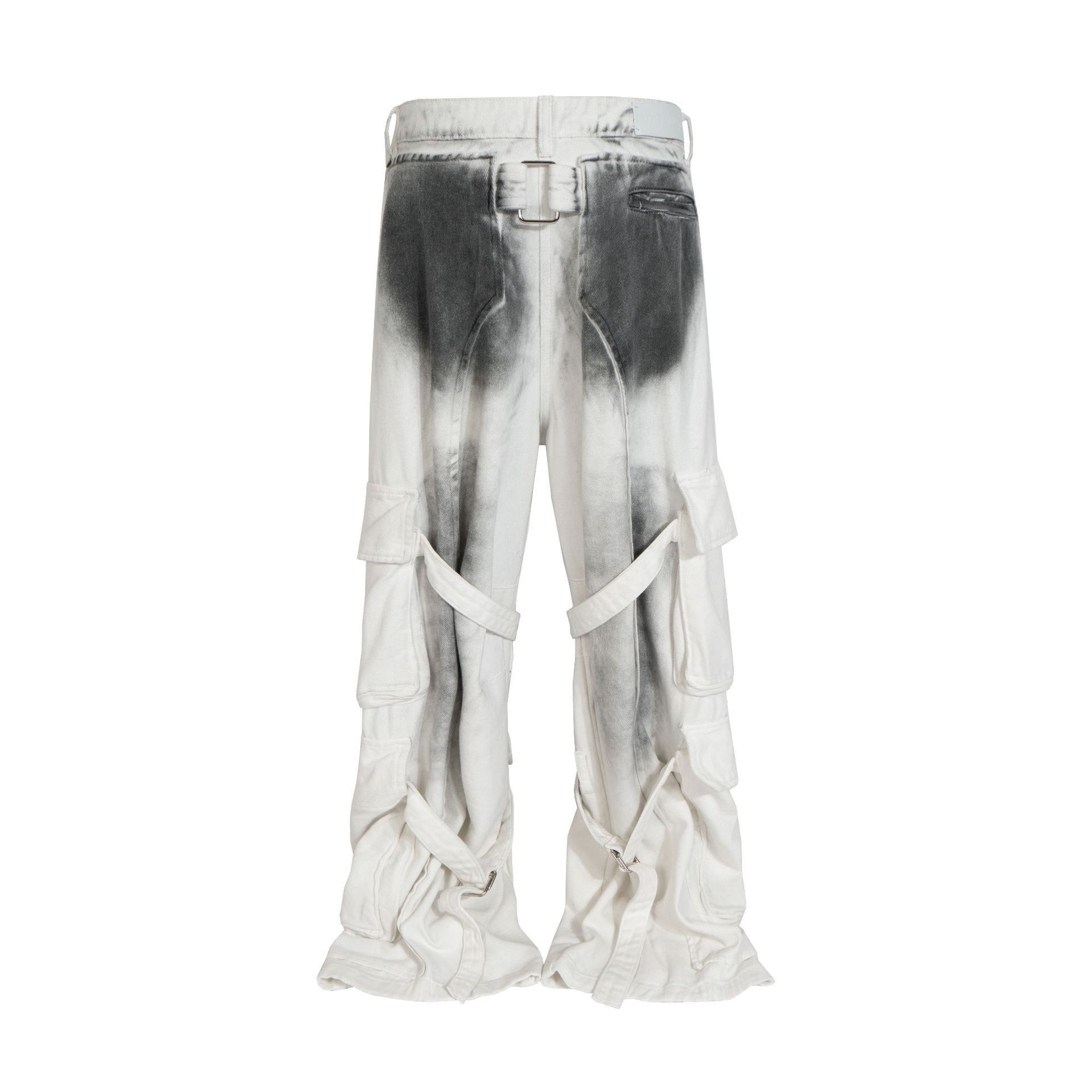 Trash Waste Soil Dirty Distressed Bondage Pants