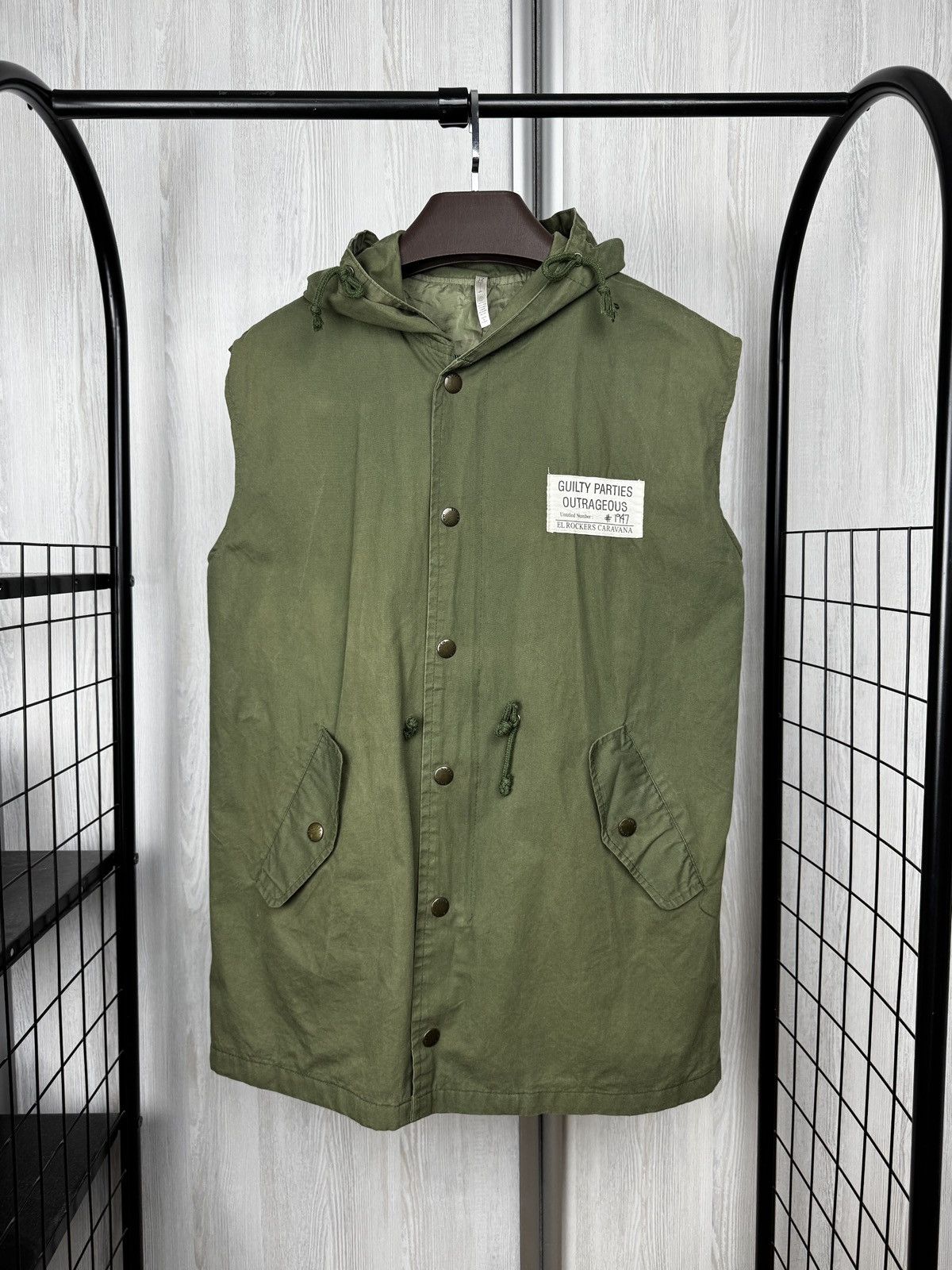 Japanese Brand Guilty Parties Outrageous El Rockers Caravana military vest Size US M / EU 48-50 / 2 - 1 Thumbnail