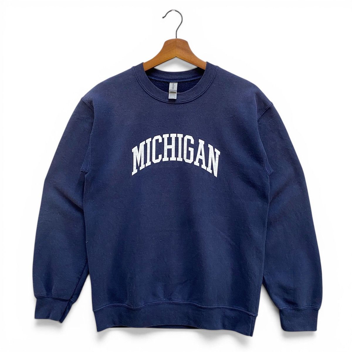 Gildan Michigan State Sweatshirt Navy Blue Gildan Heavy Blend Small Size US S / EU 44-46 / 1 - 6 Thumbnail