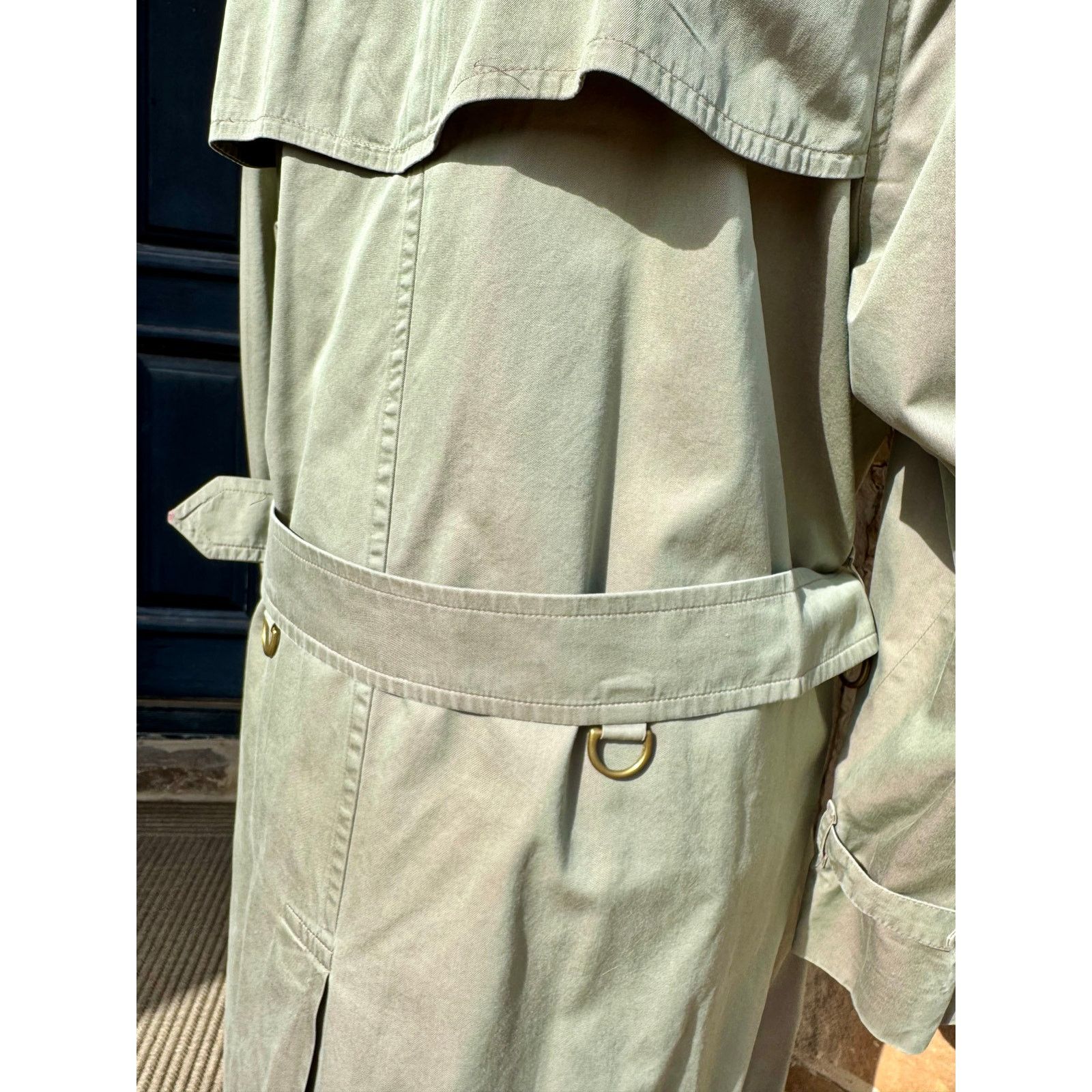 Burberry Burberrys Men's Trench Coat Iconic Vintage 100% Cotton Size US XL / EU 56 / 4 - 4 Thumbnail