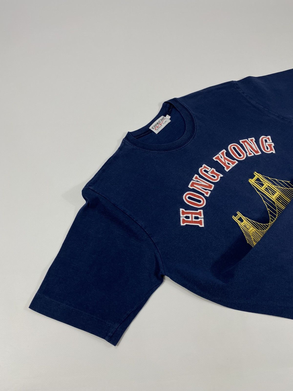 Vintage 🔥LASTDROP🔥 90s Single Stitch Hong Kong Tsing Ma Bridge Embro Size US M / EU 48-50 / 2 - 8 Thumbnail