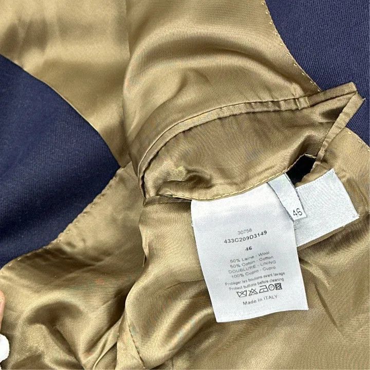 Dior Dior Dior Solid Wool Business Jacket 0079-2507 Size US M / EU 48-50 / 2 - 3 Thumbnail