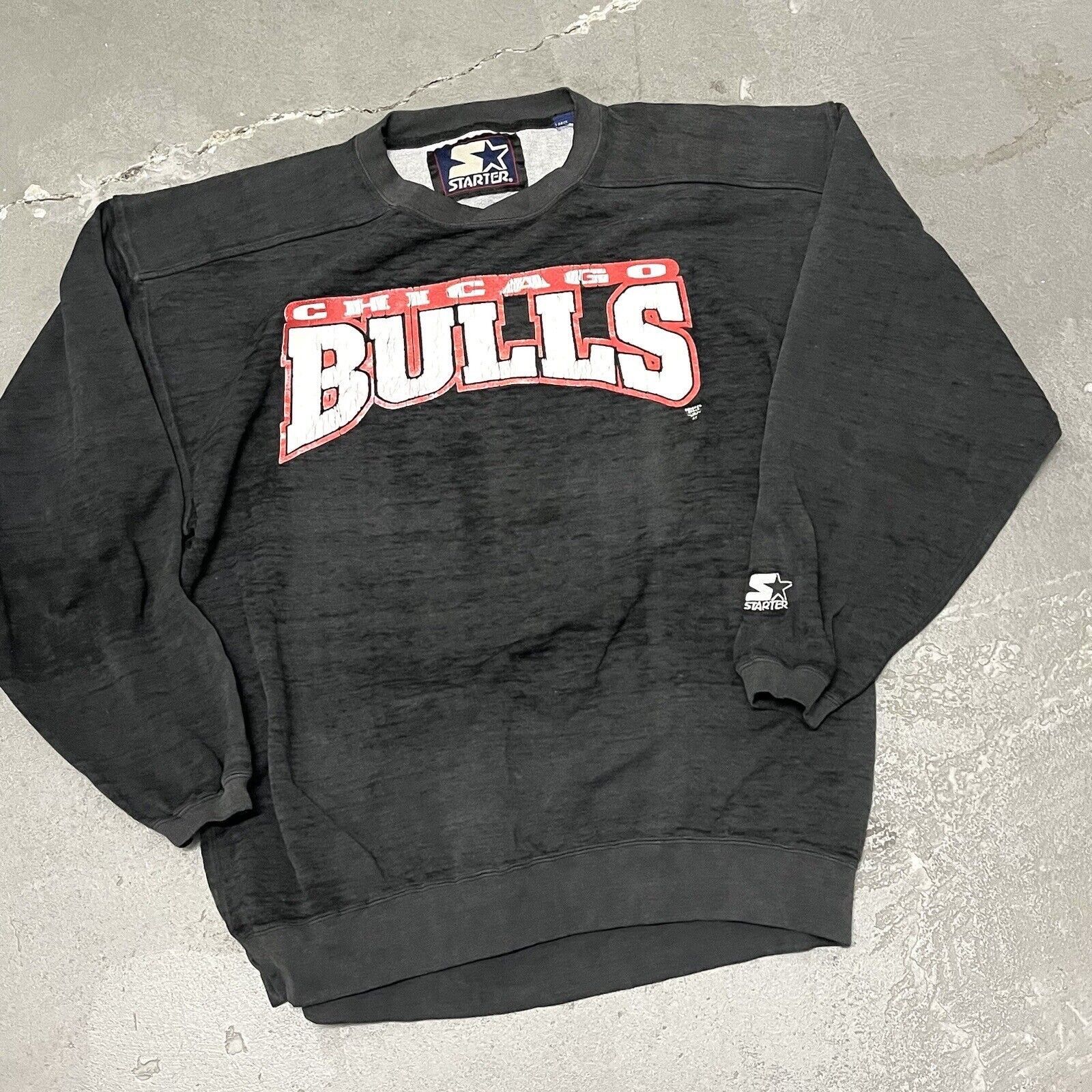 Starter VTG 1990’S Starter NBA Chicago Bulls Crewneck Sweatshirt XL Size US XL / EU 56 / 4 - 11 Thumbnail