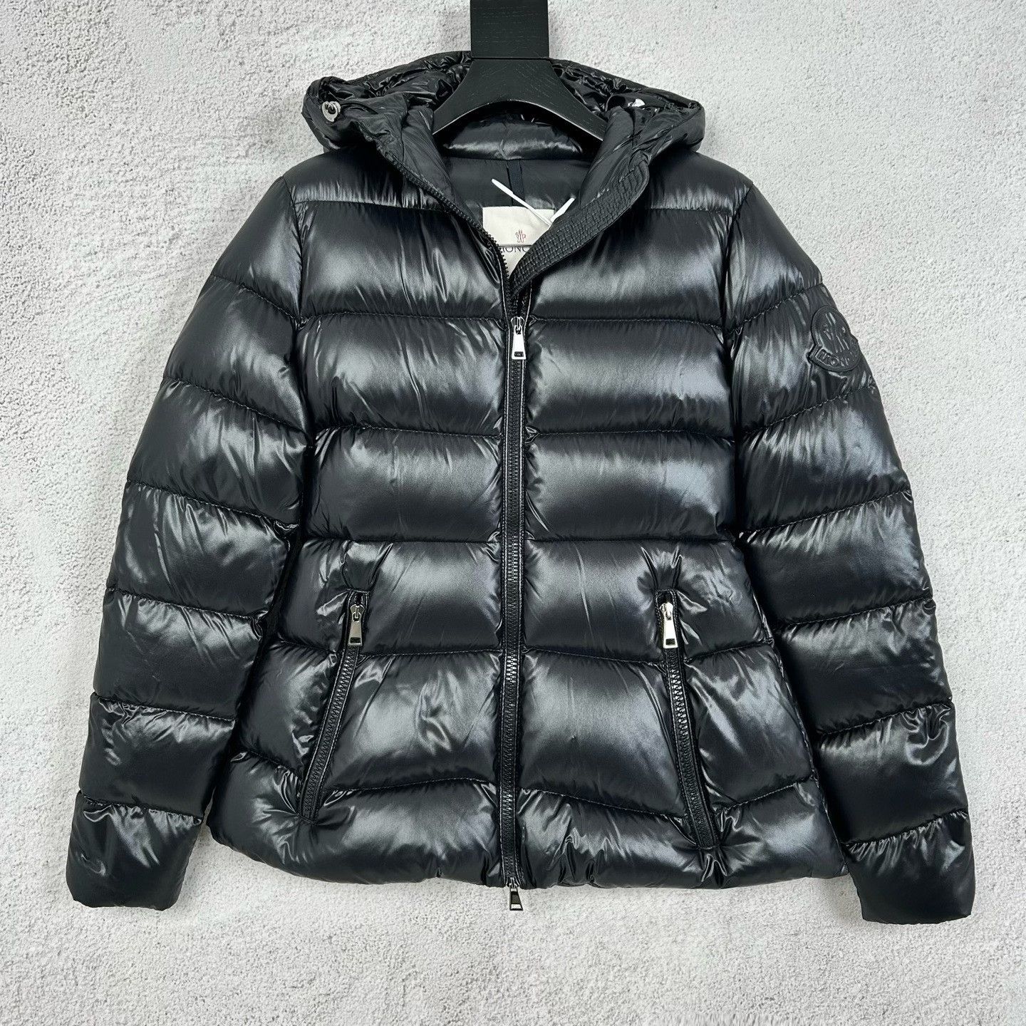 Moncler Moncler Black Hooded Zip Puffer Jacket Size US S / EU 44-46 / 1 - 1 Thumbnail