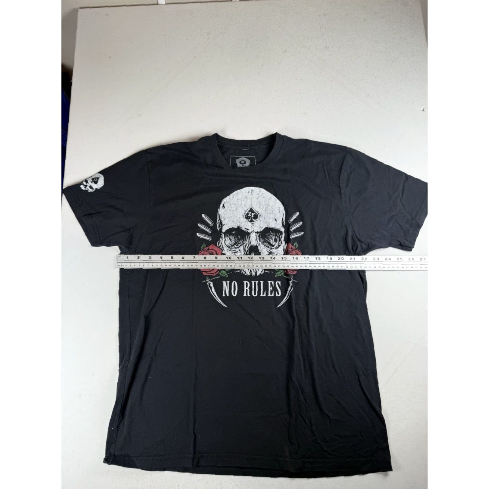 Vintage Zero Foxtrot No Rules Men's Black T-Shirt XL Size US XL / EU 56 / 4 - 3 Thumbnail