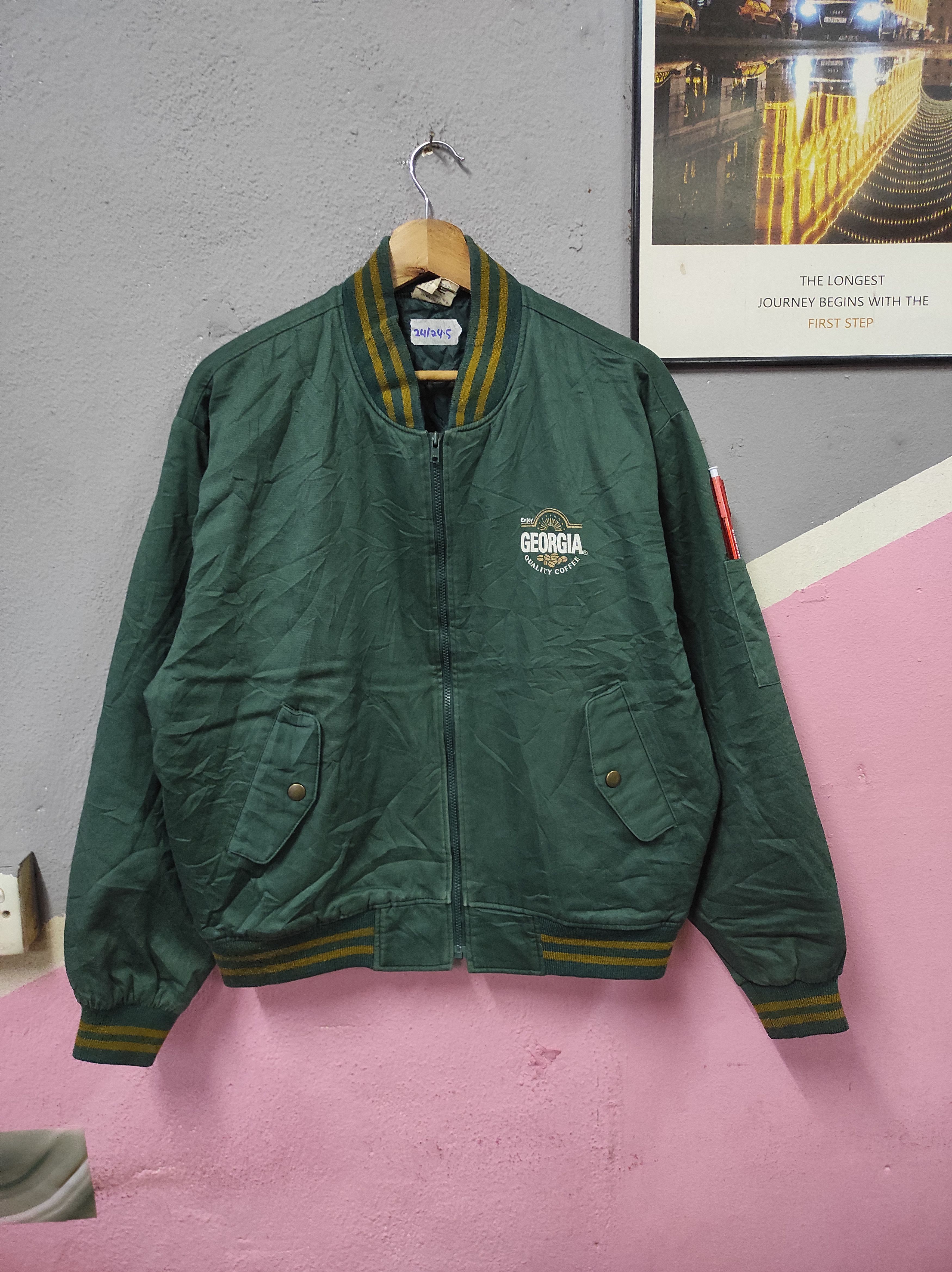 Coca Cola × Japanese Brand × Vintage GEORGIA COCA COLA COMPANY VTG BOMBER JACKET Size US M / EU 48-50 / 2 - 2 Thumbnail