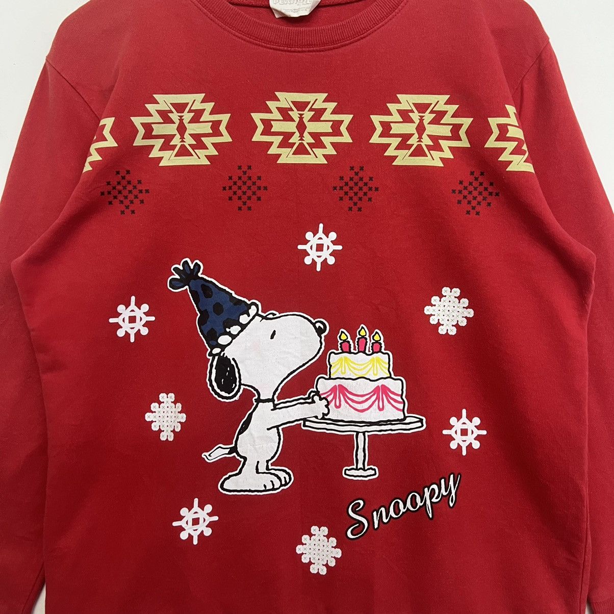 Peanuts Peanuts Snoopy Cartoon Birthday Party Graphic Sweatshirt Size US M / EU 48-50 / 2 - 2 Thumbnail