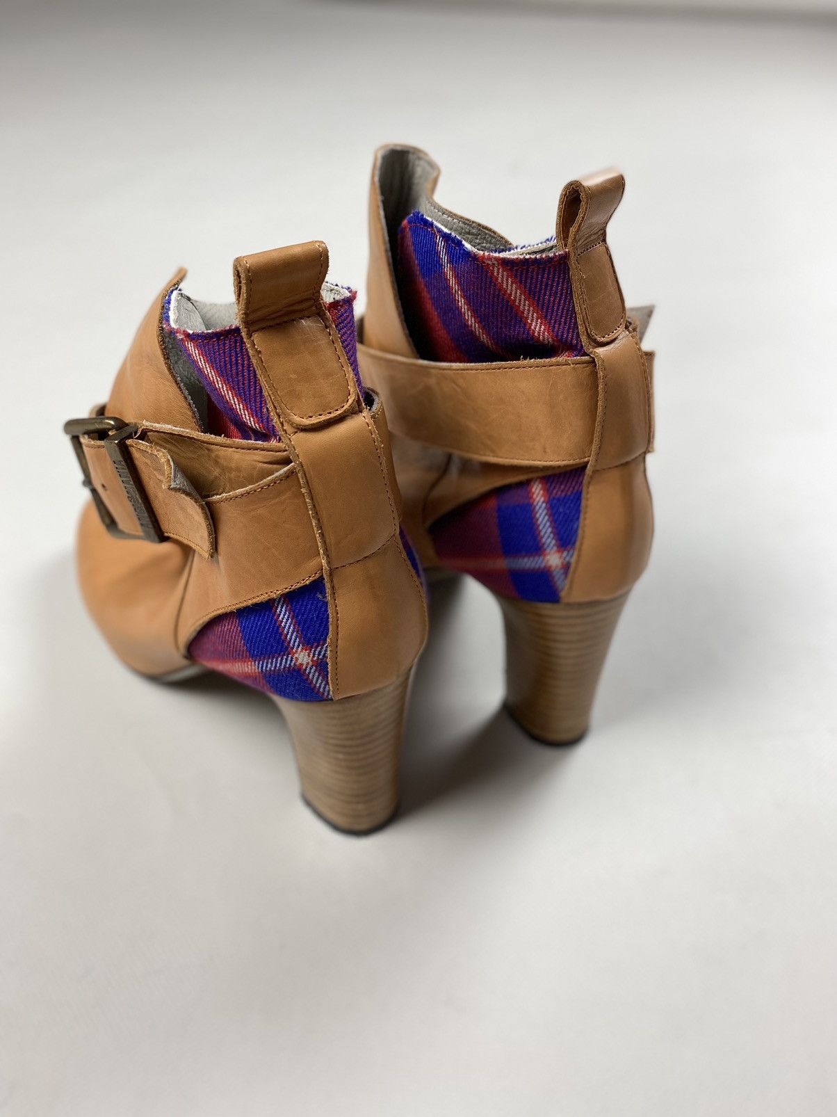 Vivienne Westwood Vivienne Westwood Anglomania leather tartan heeled boots Size US 6 / IT 36 - 11 Thumbnail