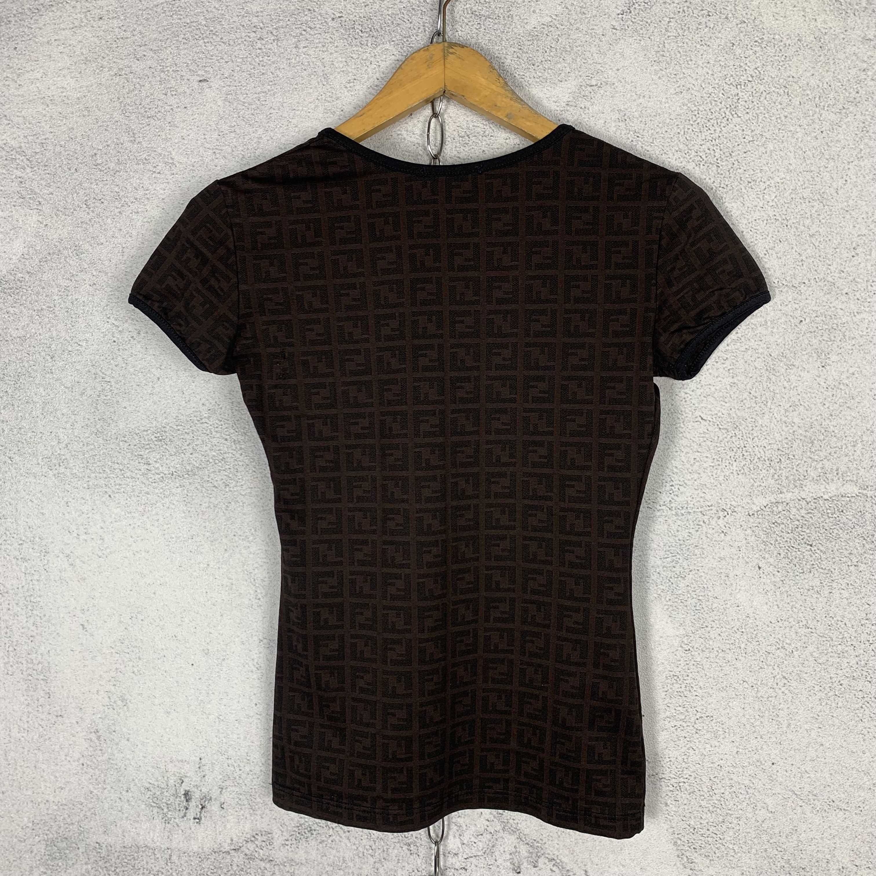 Fendi Vintage Fendi Monogram Top Size 42 Size M / US 6-8 / IT 42-44 - 3 Thumbnail
