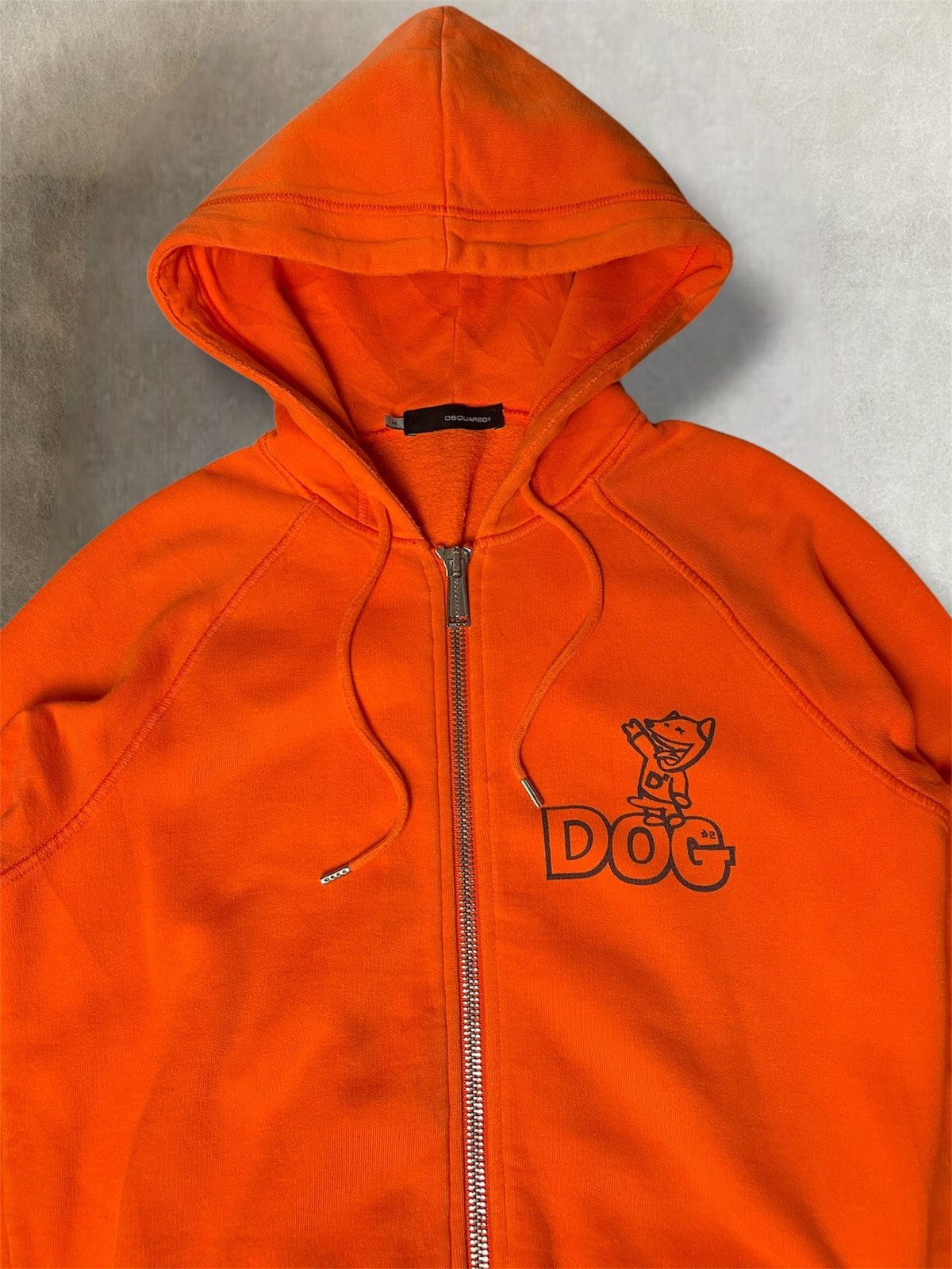 Dsquared2 FW2007 Dsquared2 “Daddy Dog” cropped 2-way zip hoodie Size US M / EU 48-50 / 2 - 5 Thumbnail