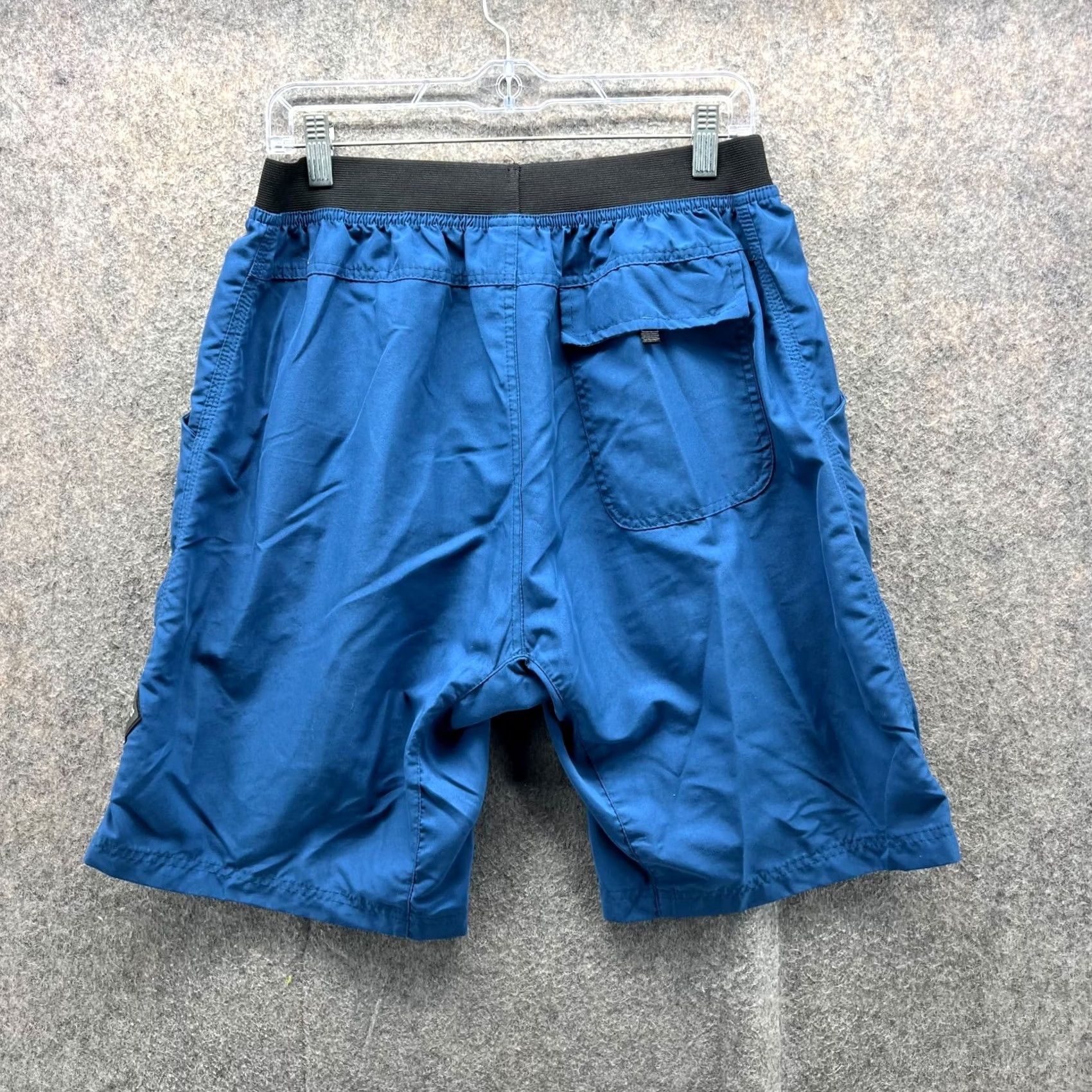 Prana VINTAGE prAna Shorts Mens XL Adult Blue Elastic Waist Polyester Lined Hemp Stretch Size US 36 / EU 52 - 2 Thumbnail