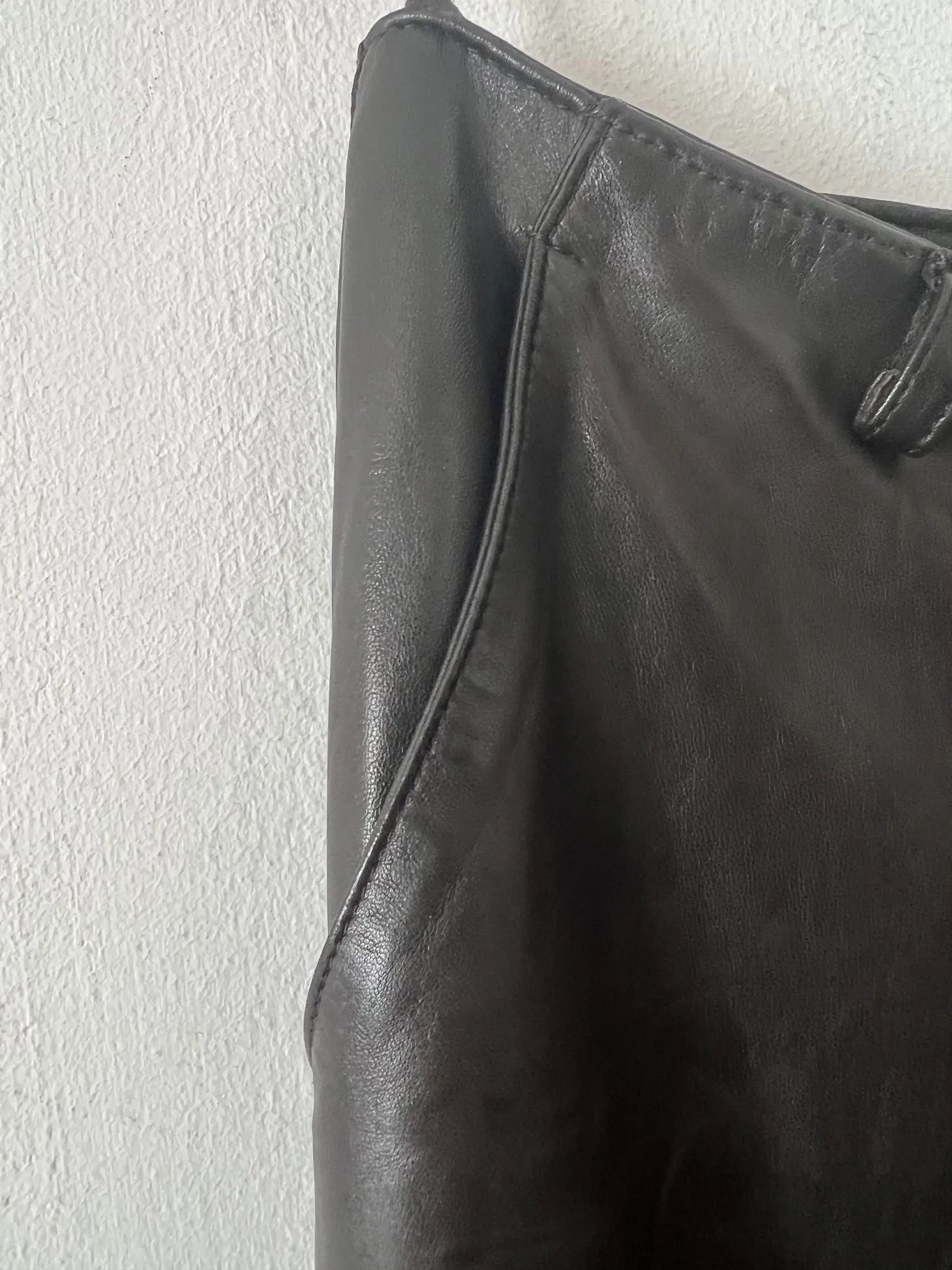 Prada High Quality Leather Pants Size 26" / US 2 / IT 38 - 7 Thumbnail